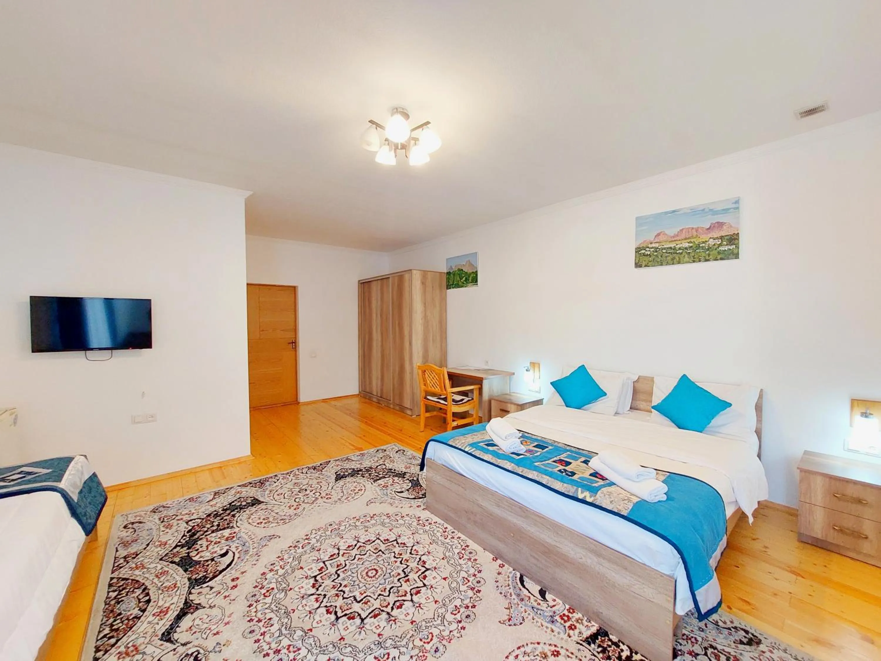 Property building, Bed in TES Hotel