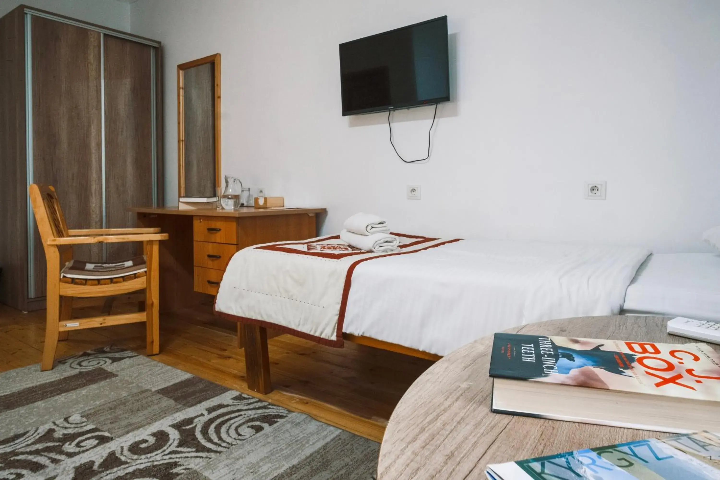 Bed in TES Hotel Bed in TES Hotel