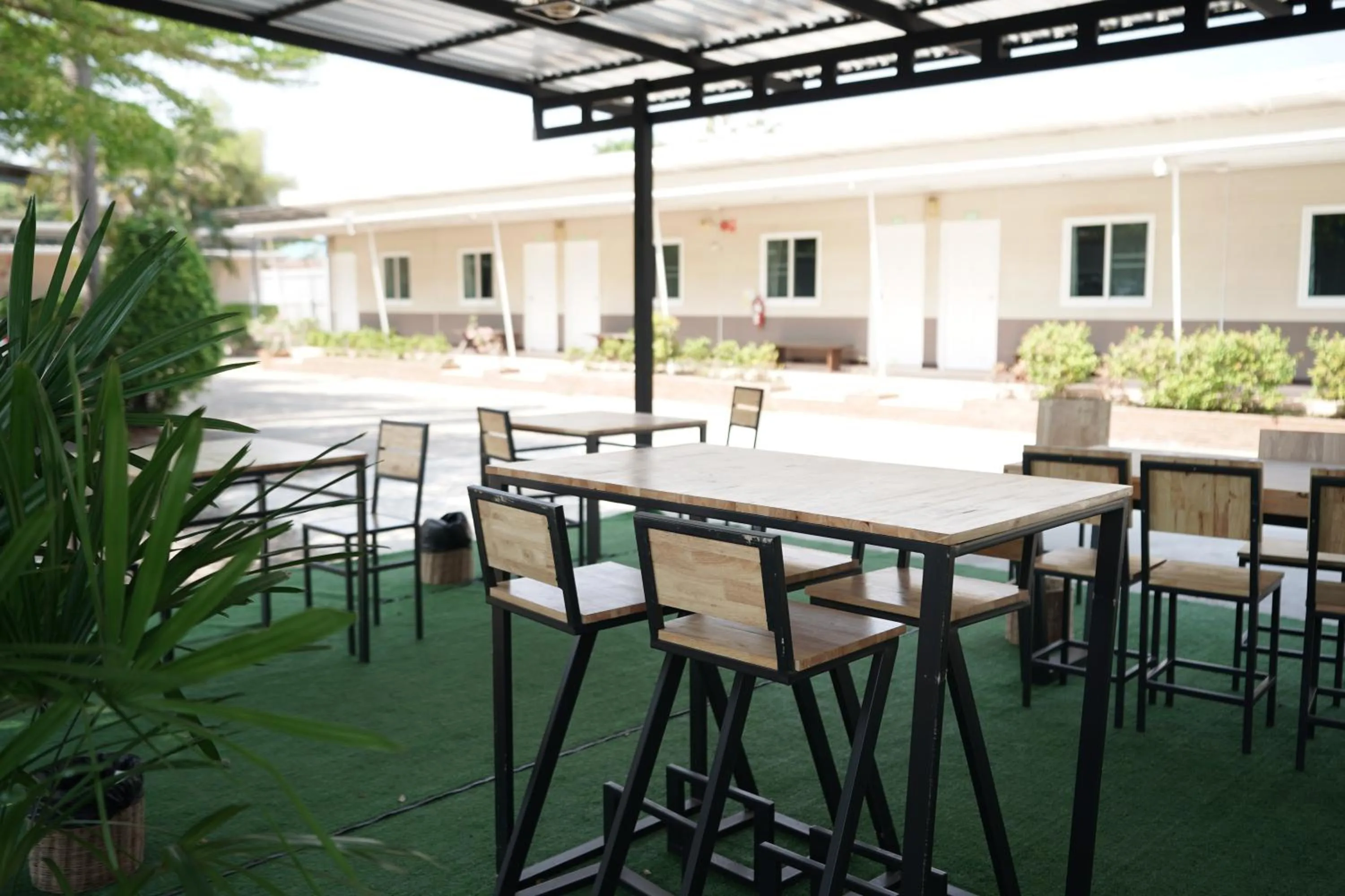Seating area in Baan Sabuy Jung