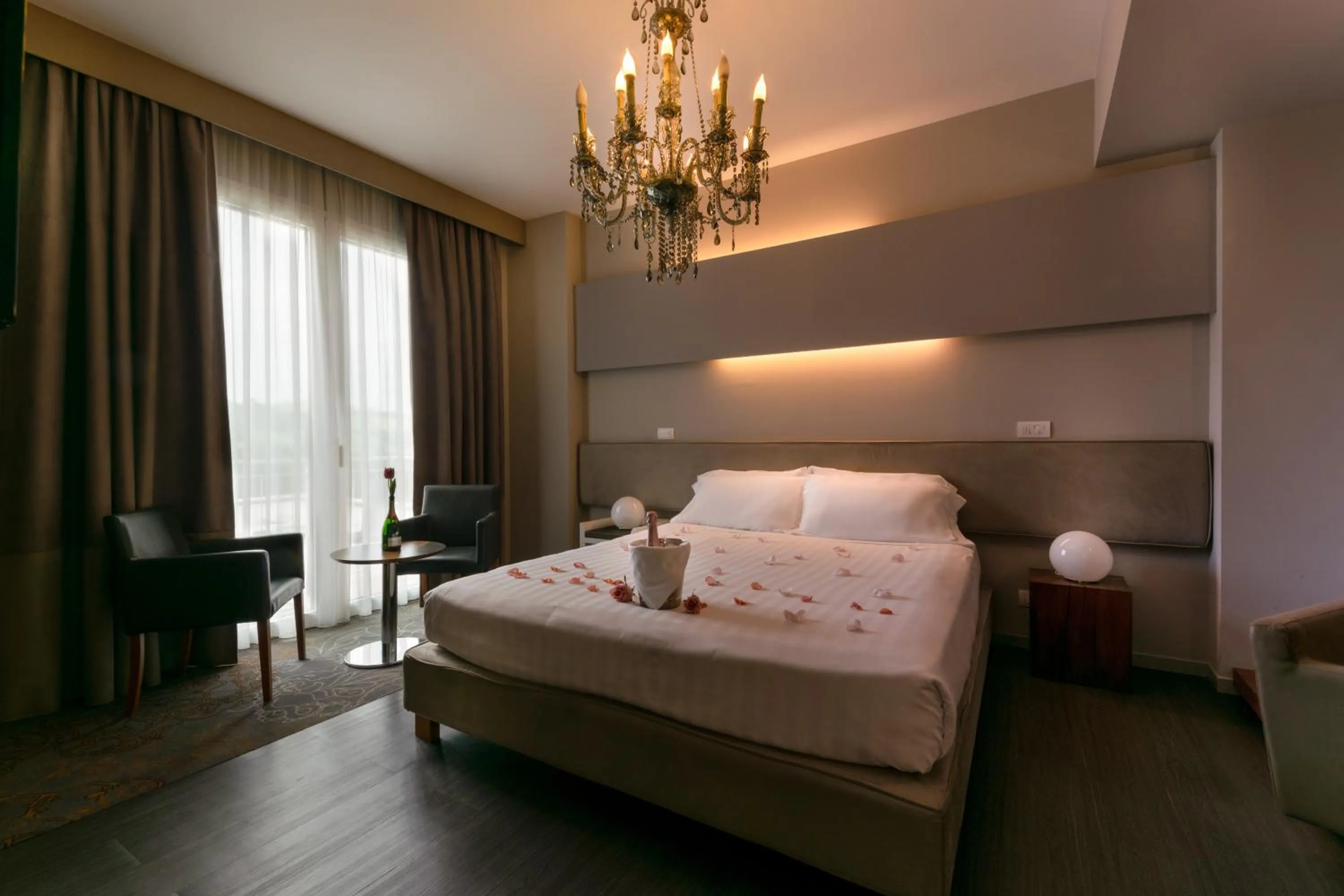 Bed in Admiral Park Hotel by Falco D'Oro Hotels