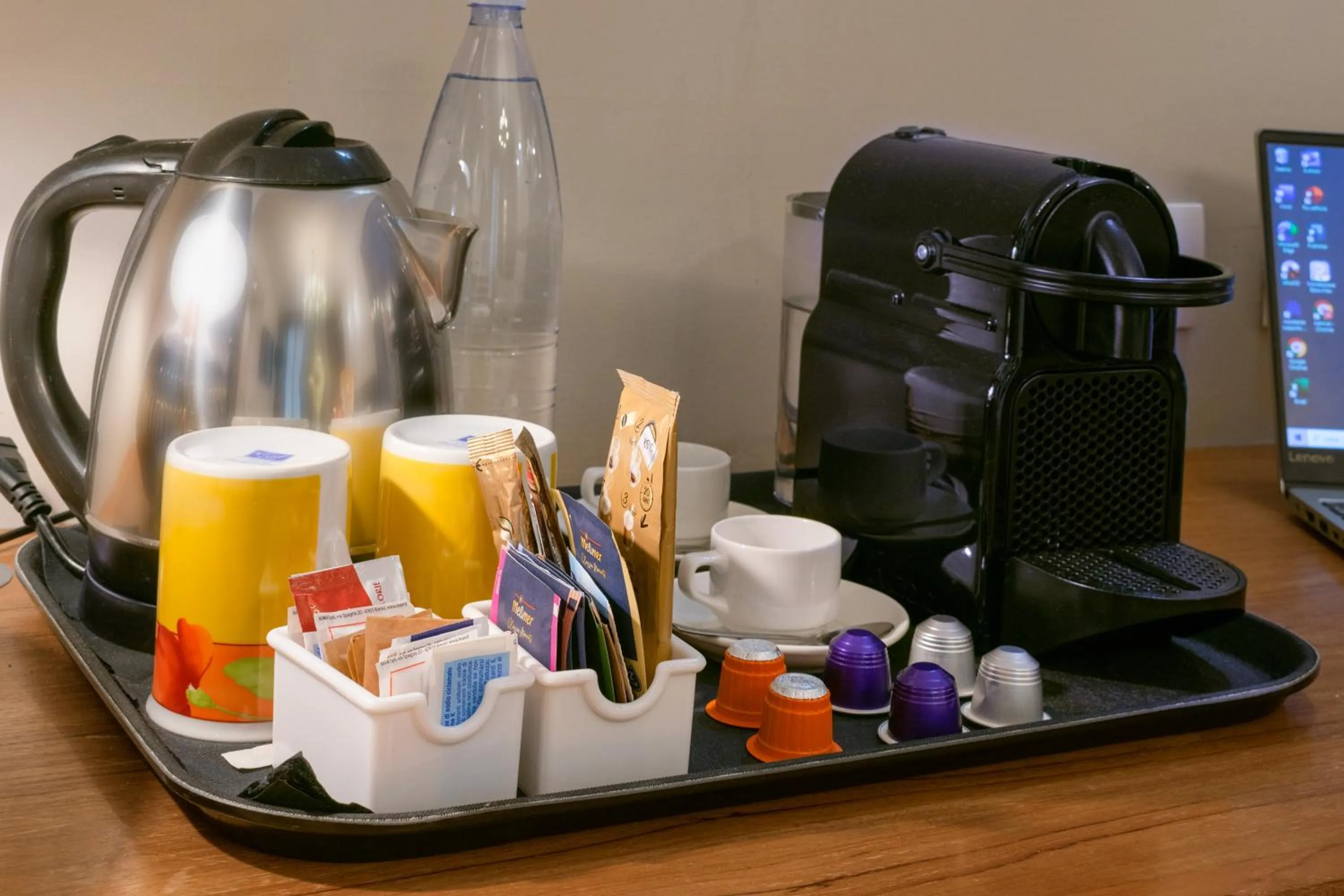 Coffee/tea facilities in Admiral Park Hotel by Falco D'Oro Hotels