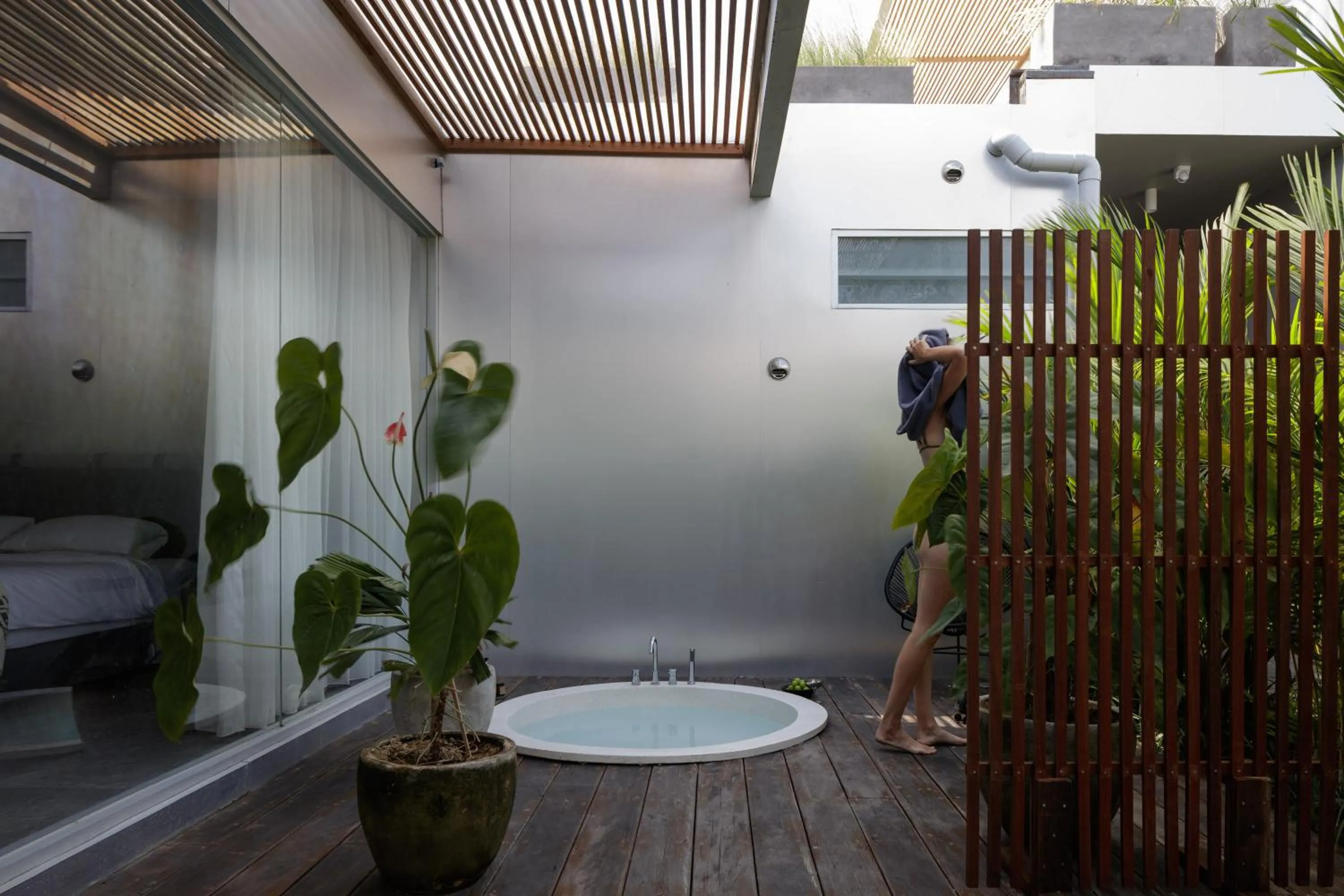 People in Unit Space Village