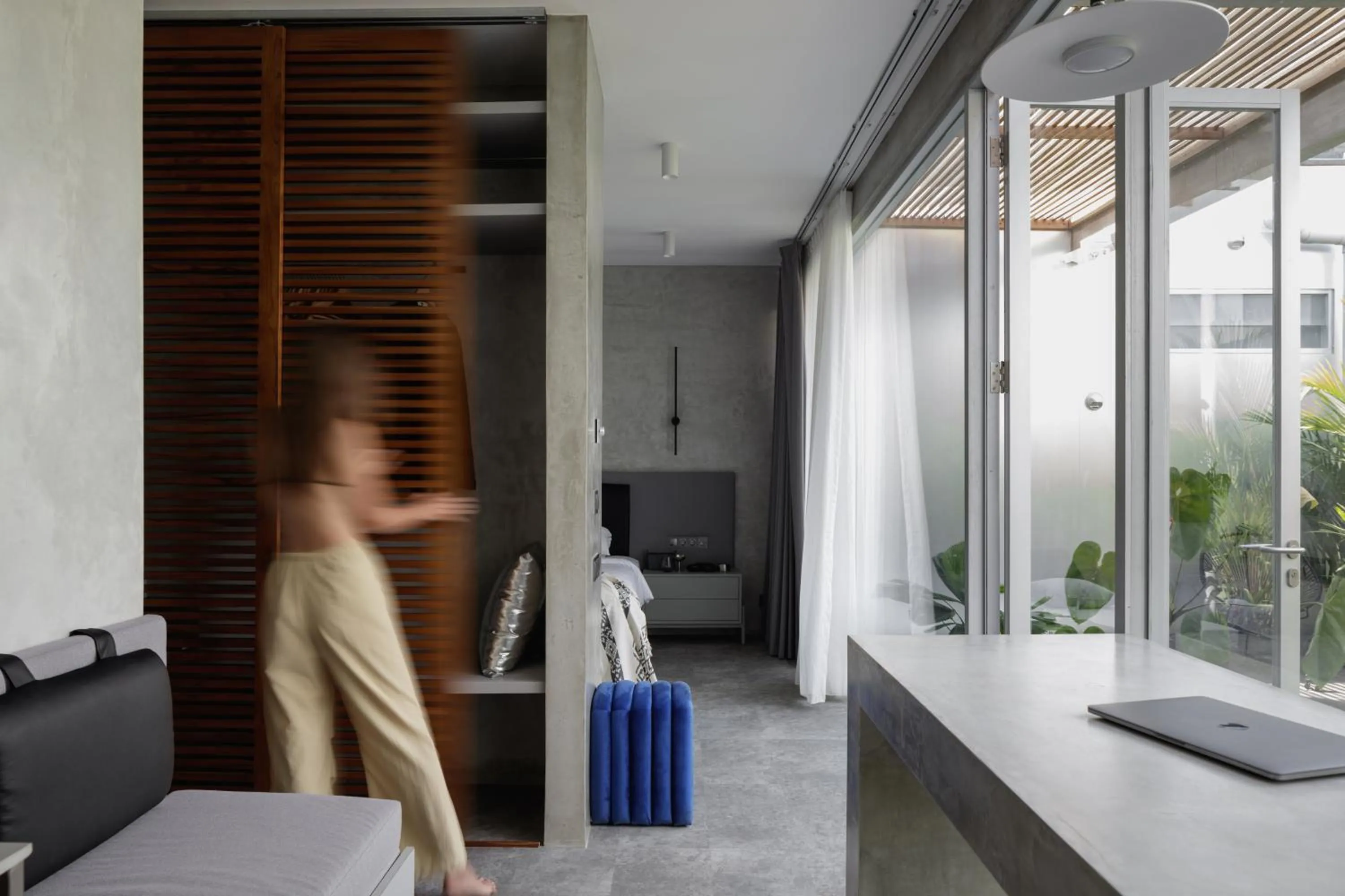 People in Unit Space Village