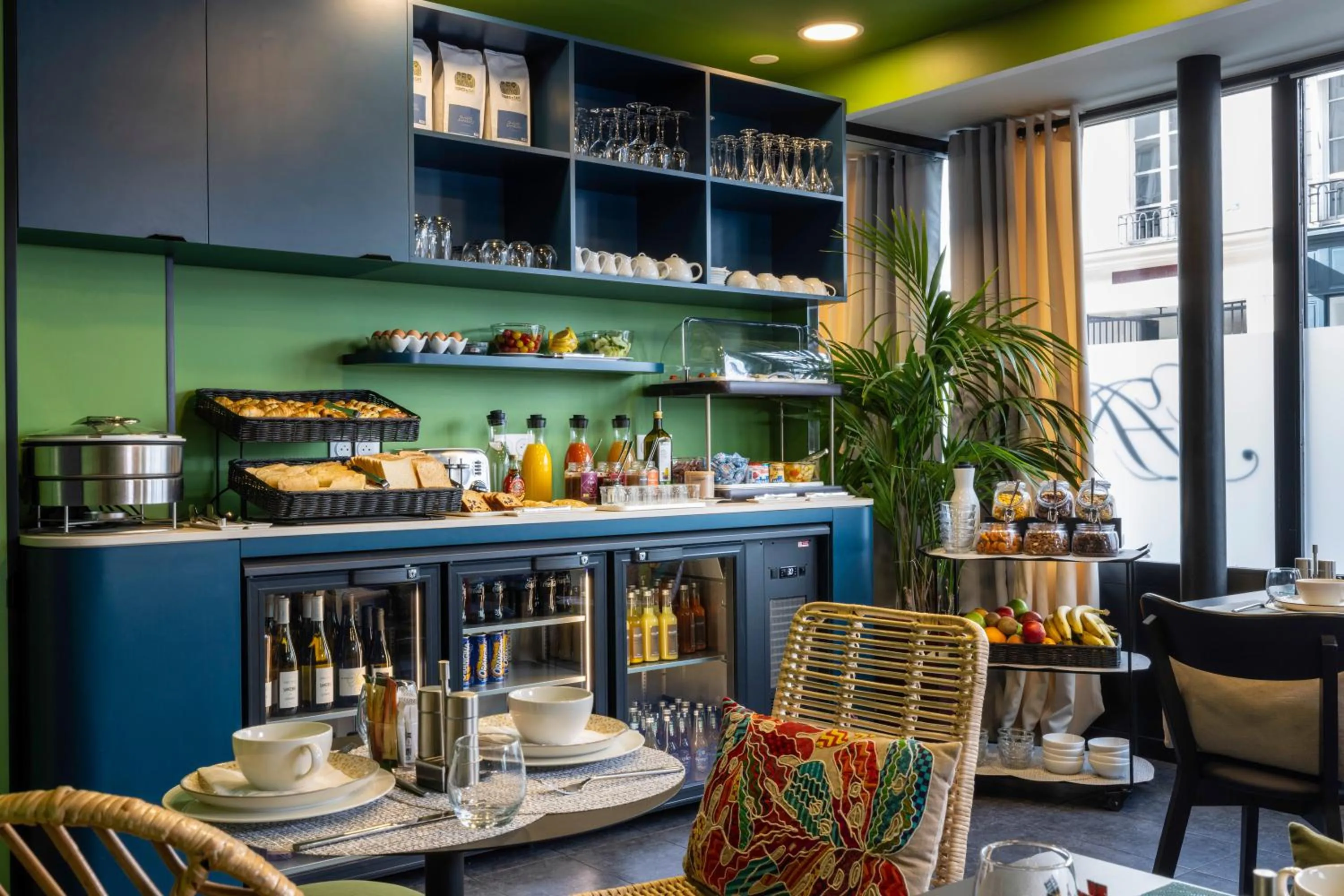 Buffet breakfast in Hotel L’Antoine