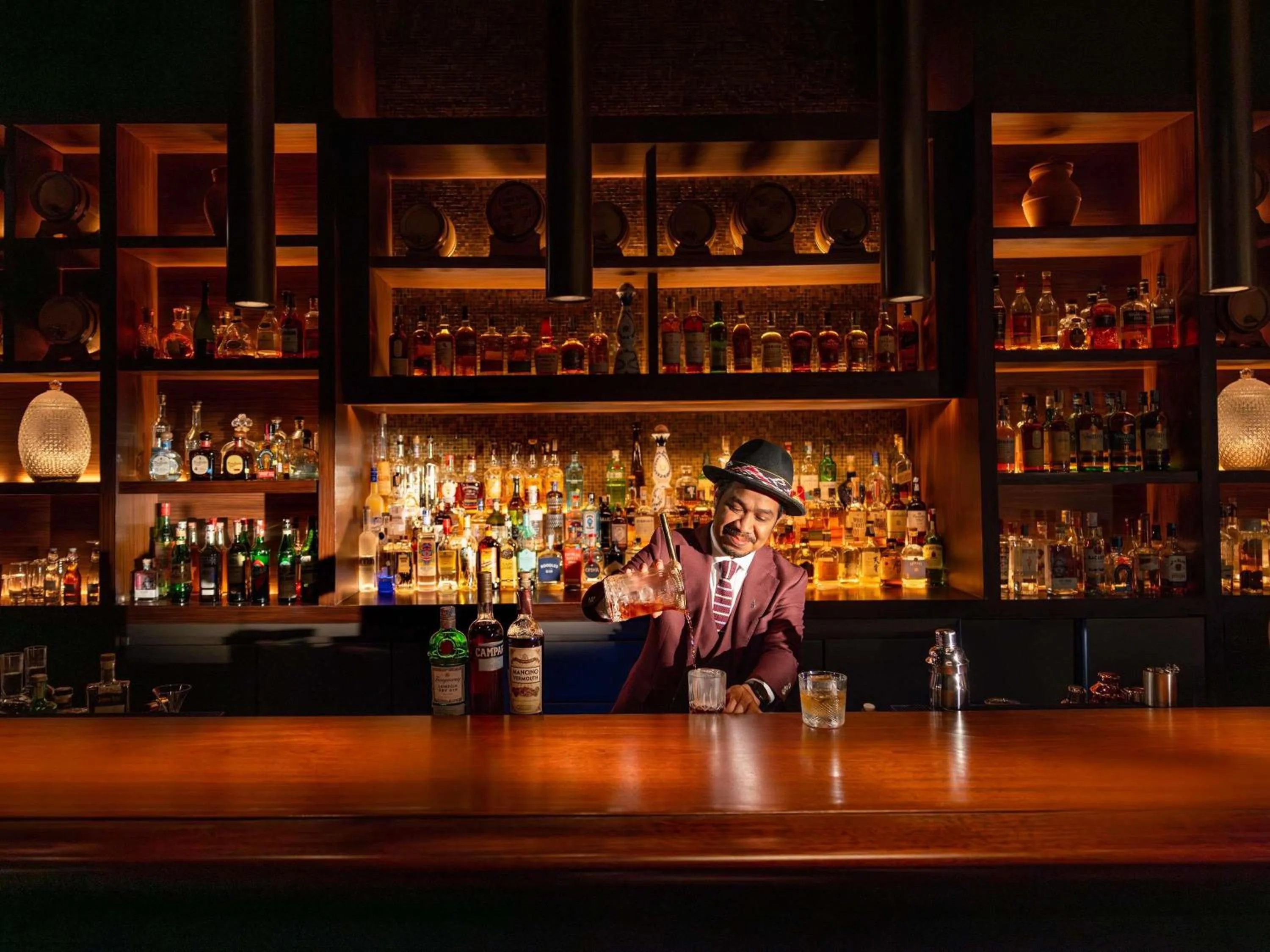 Lounge or bar in Fairmont Jakarta