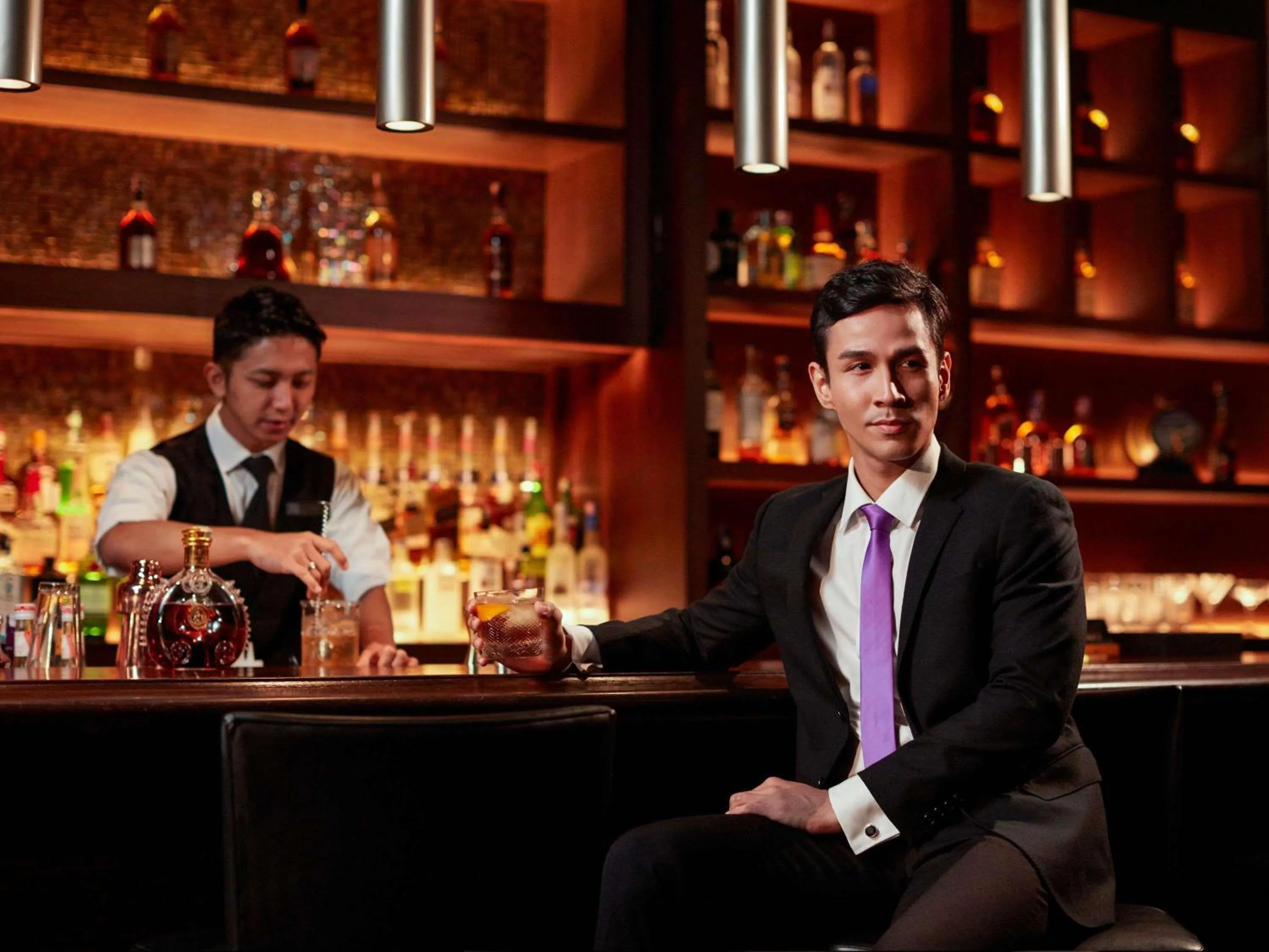 Lounge or bar in Fairmont Jakarta