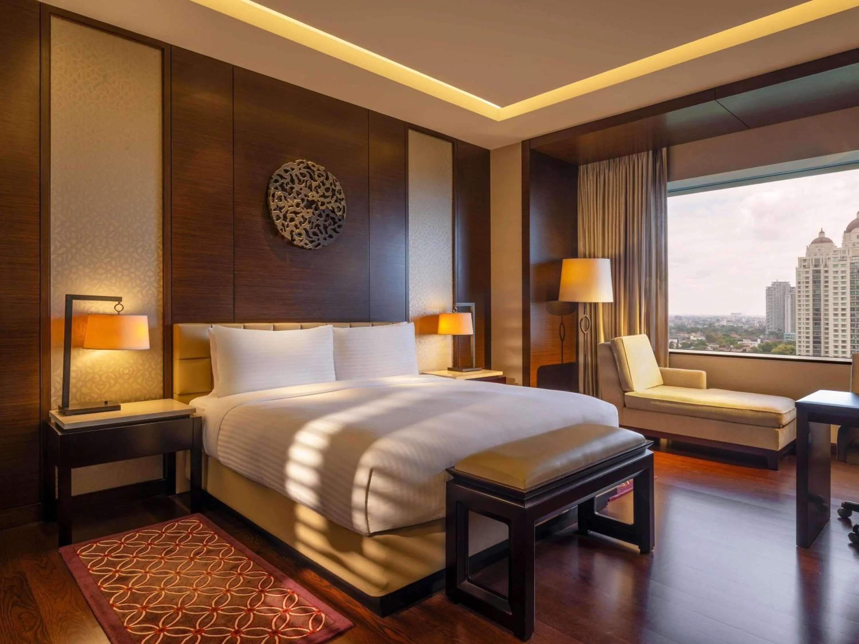 Bedroom, Bed in Fairmont Jakarta