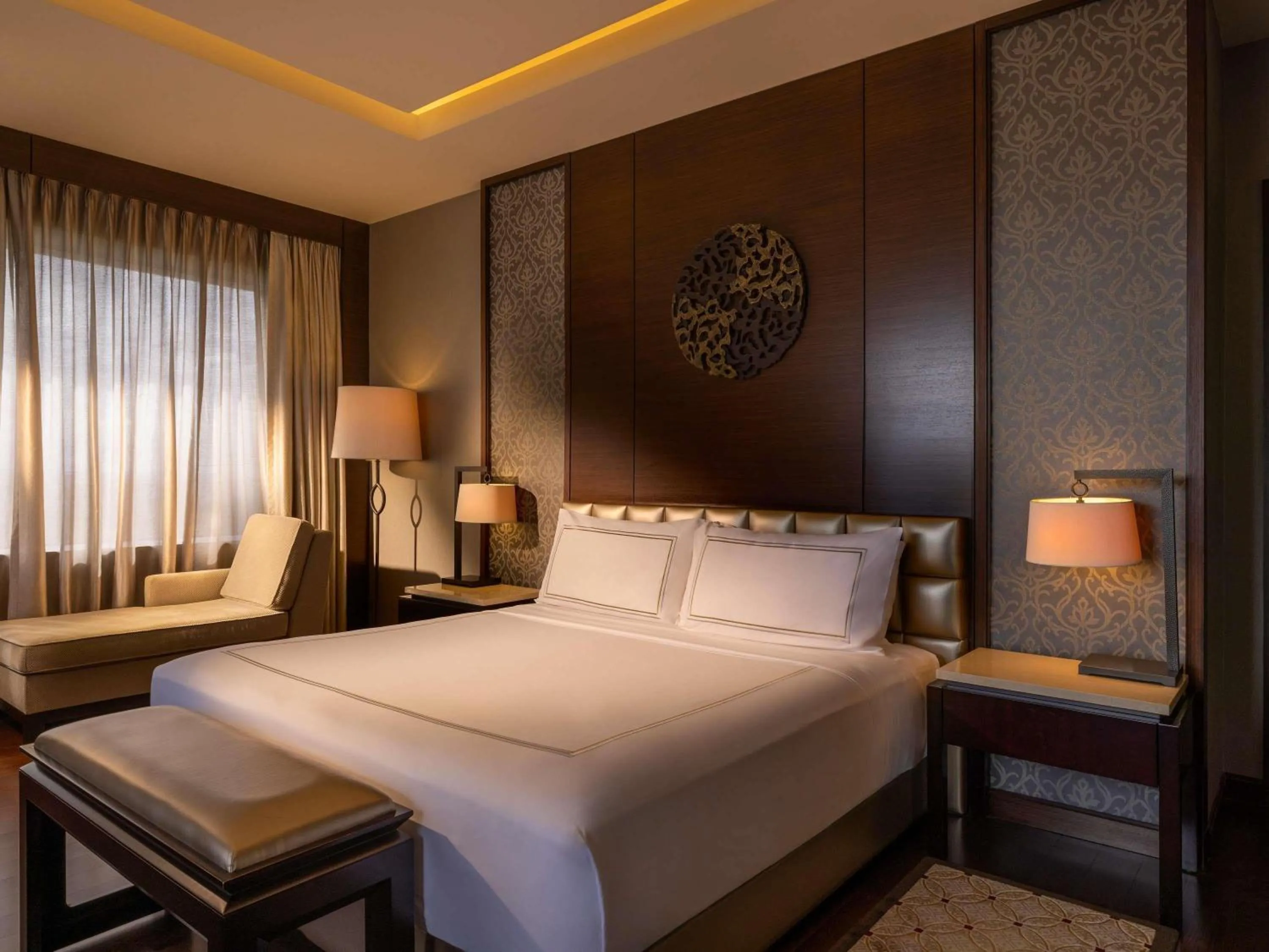 Bedroom, Bed in Fairmont Jakarta