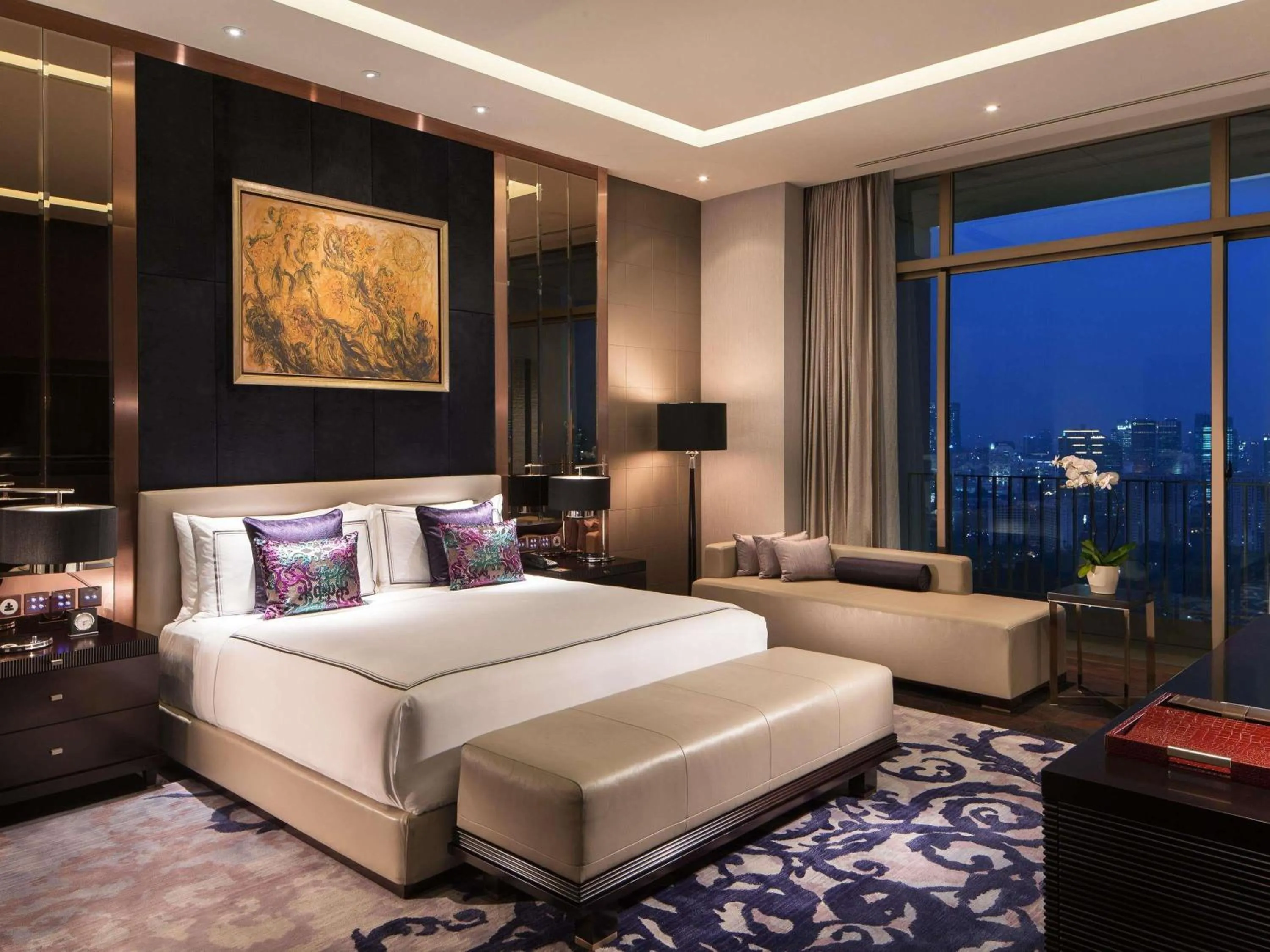 Property building, Bed in Fairmont Jakarta