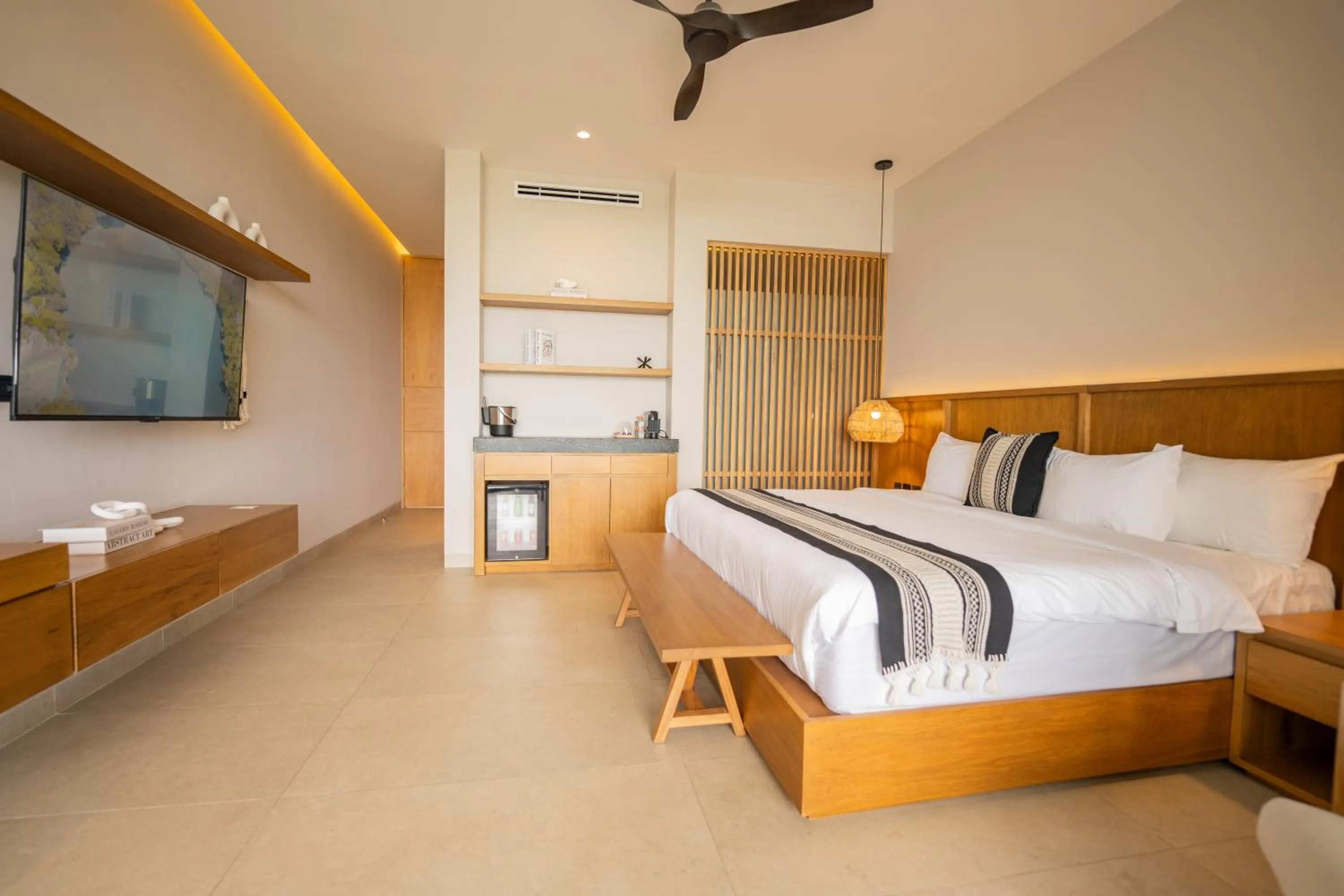 Bed in Amaranto Bacalar Hotel Boutique