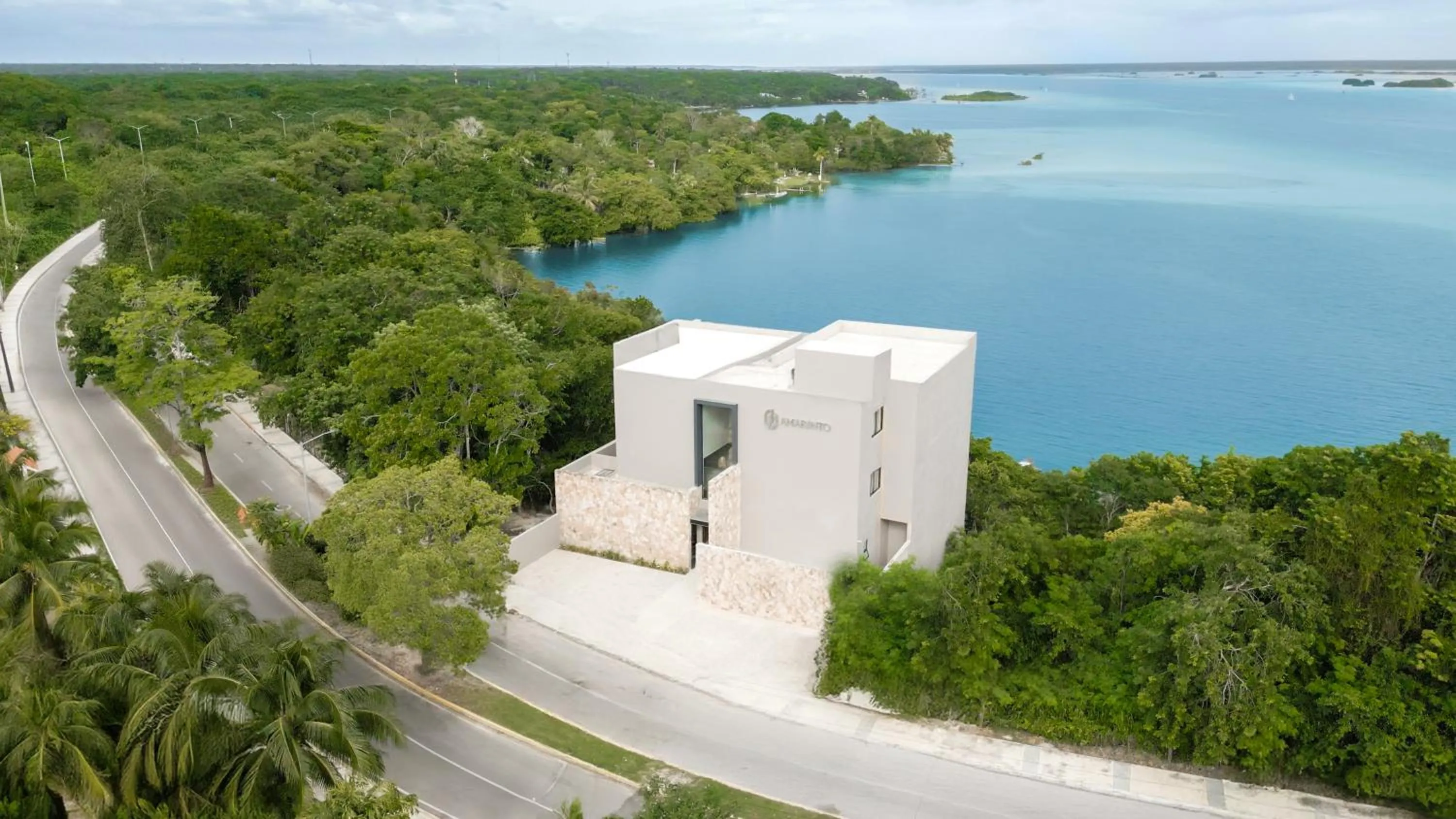 Property building in Amaranto Bacalar Hotel Boutique