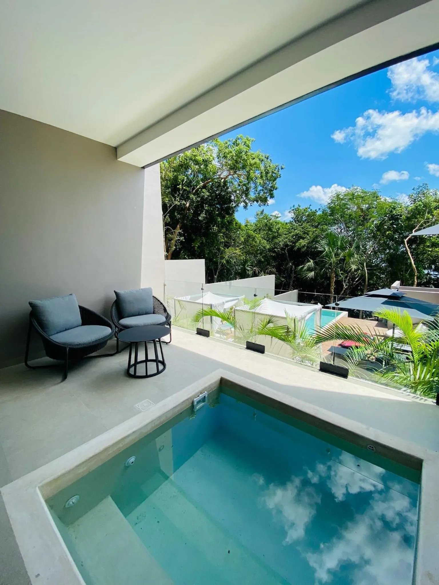 Hot Tub in Amaranto Bacalar Hotel Boutique