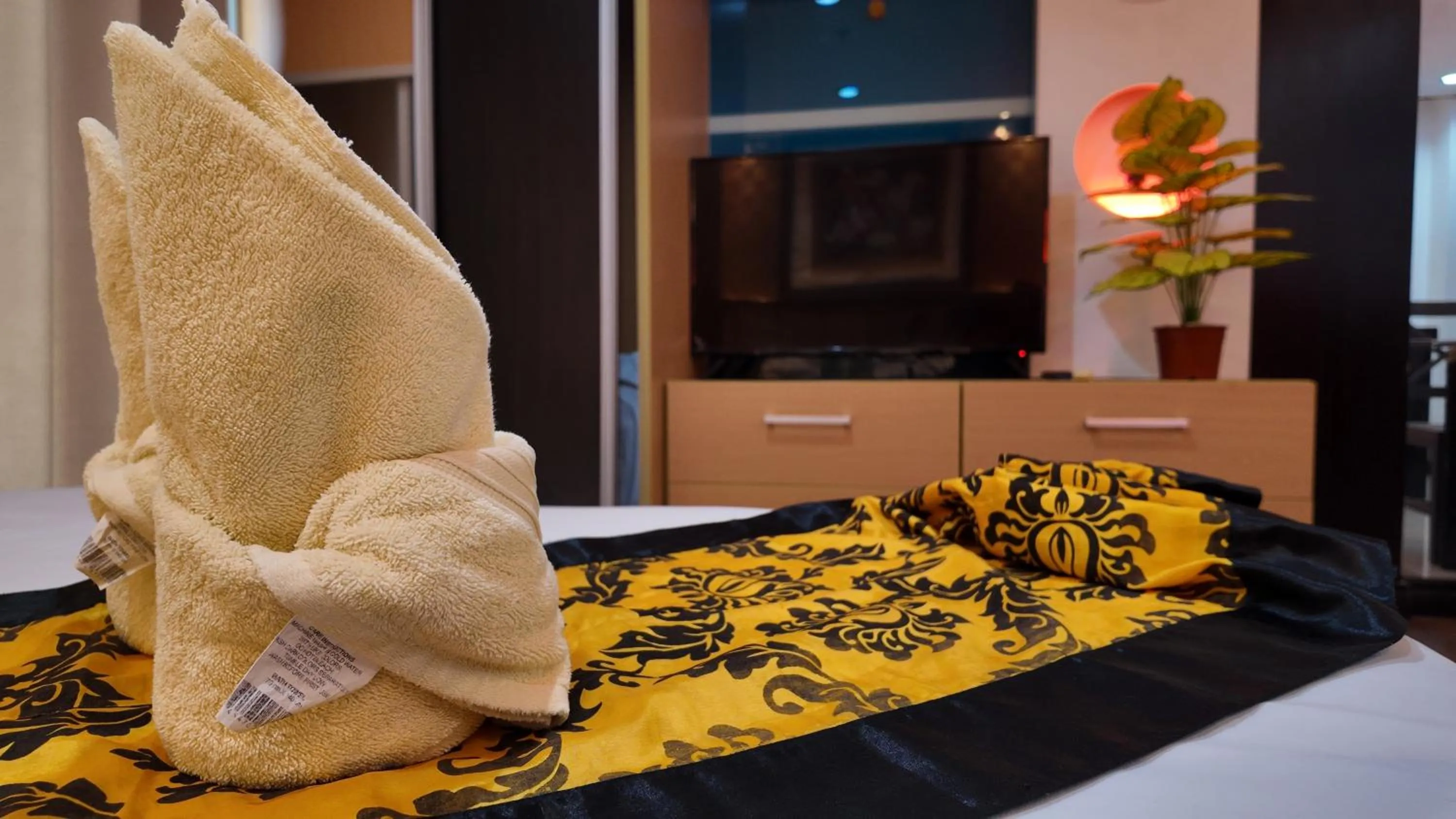 Bed in Kay Hotel and Residences