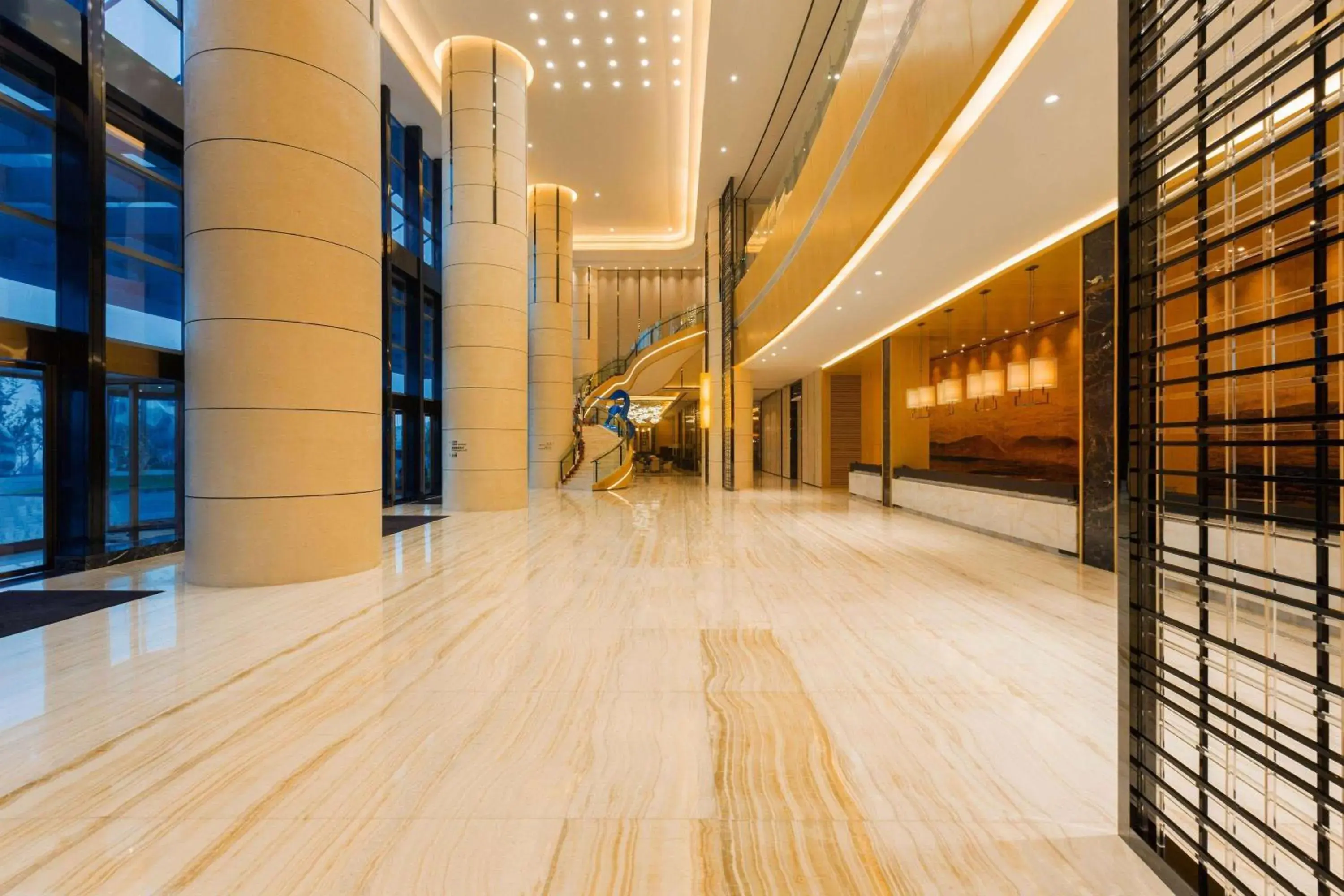 Lobby or reception in Wyndham Chongqing Yuelai Lobby or reception in Wyndham Chongqing Yuelai