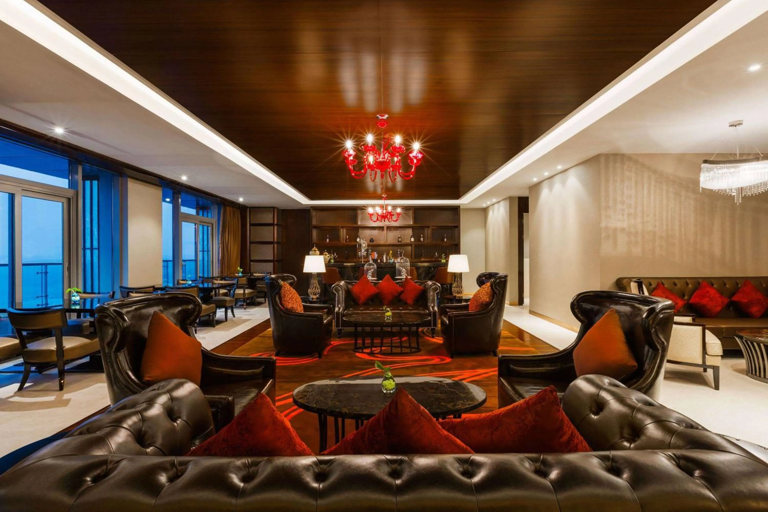 Lounge or bar in Wyndham Chongqing Yuelai