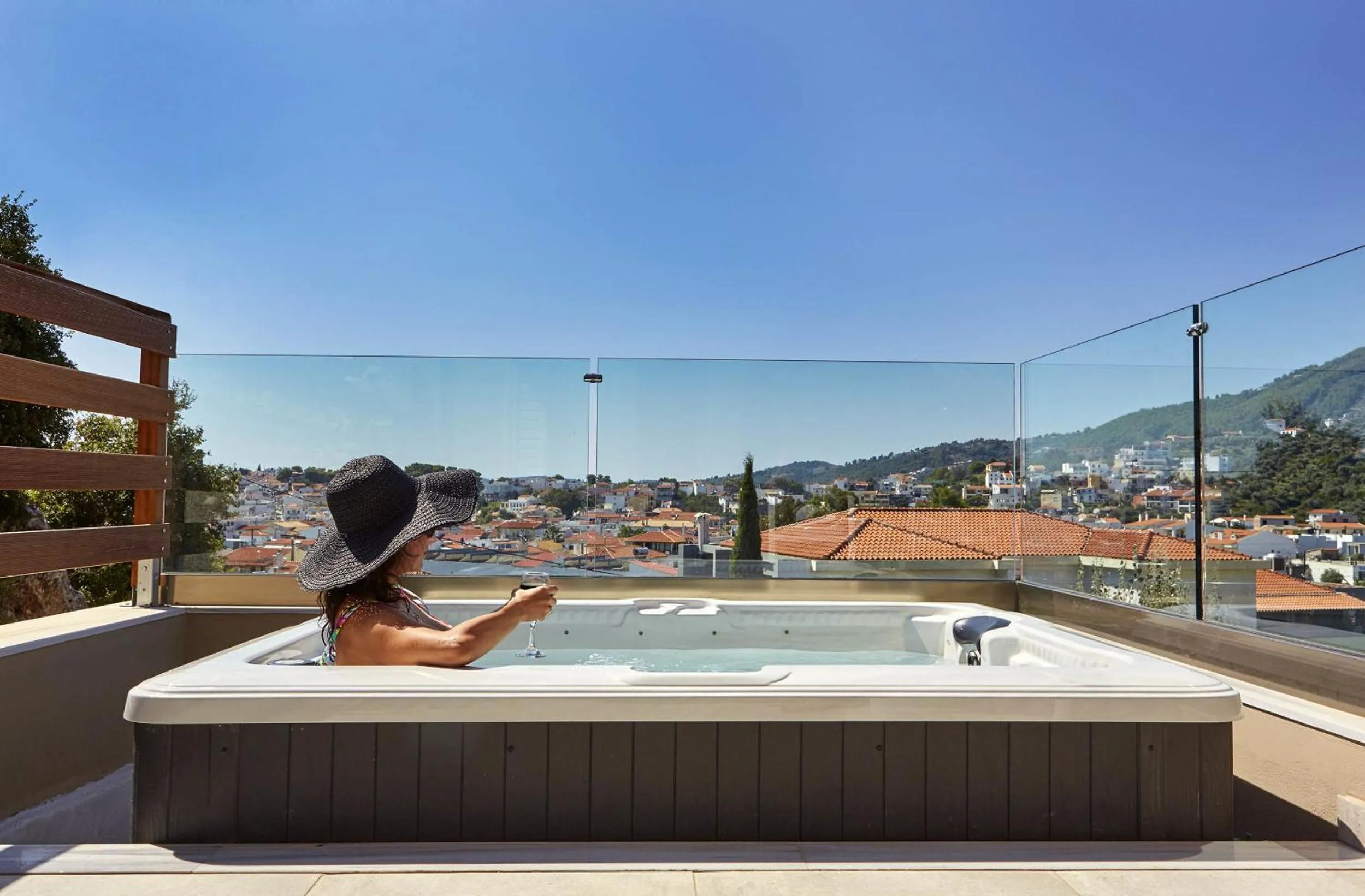 Balcony/Terrace in Mystery Skiathos Luxury Residence