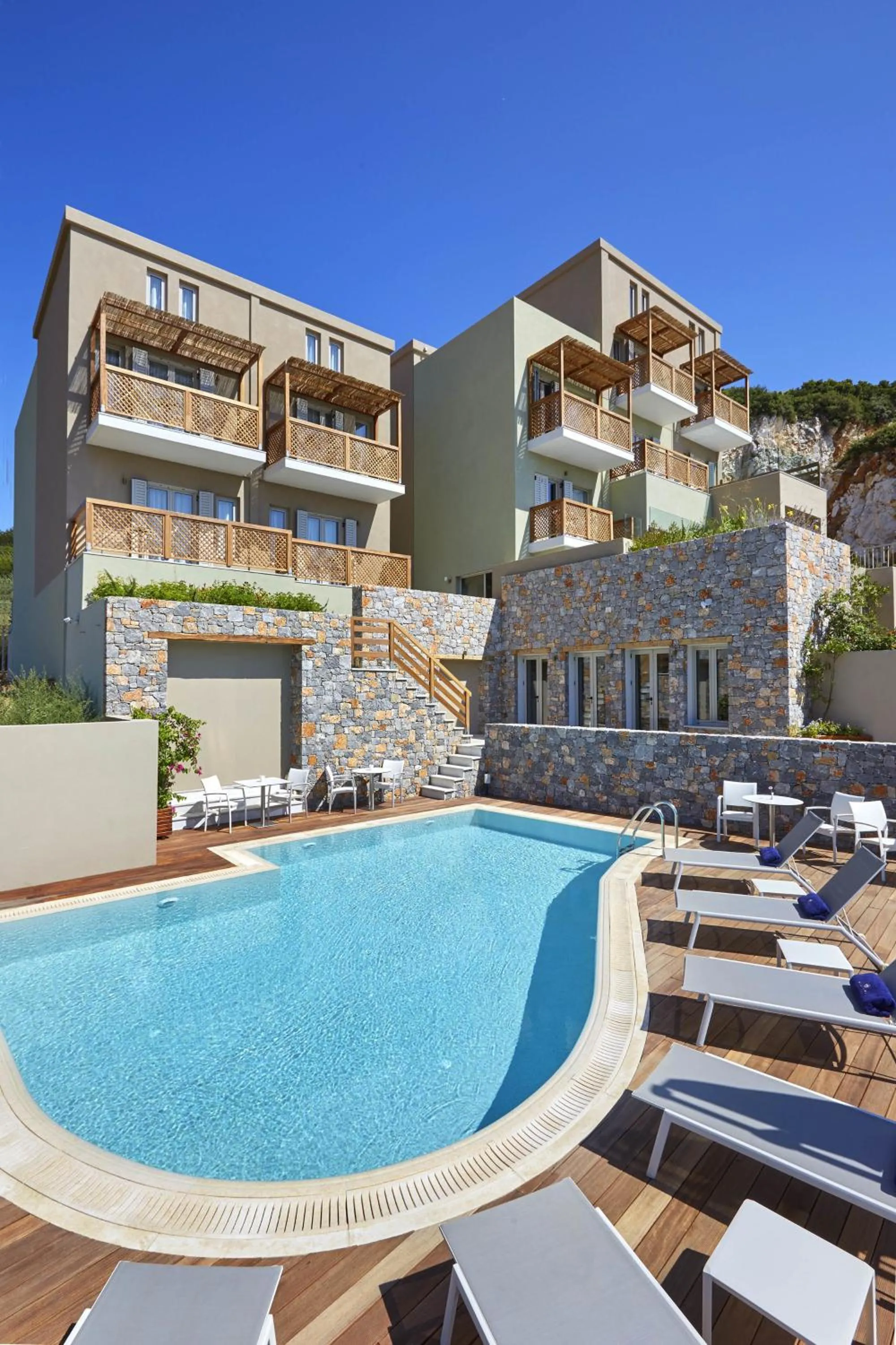 Communal lounge/ TV room in Mystery Skiathos Luxury Residence