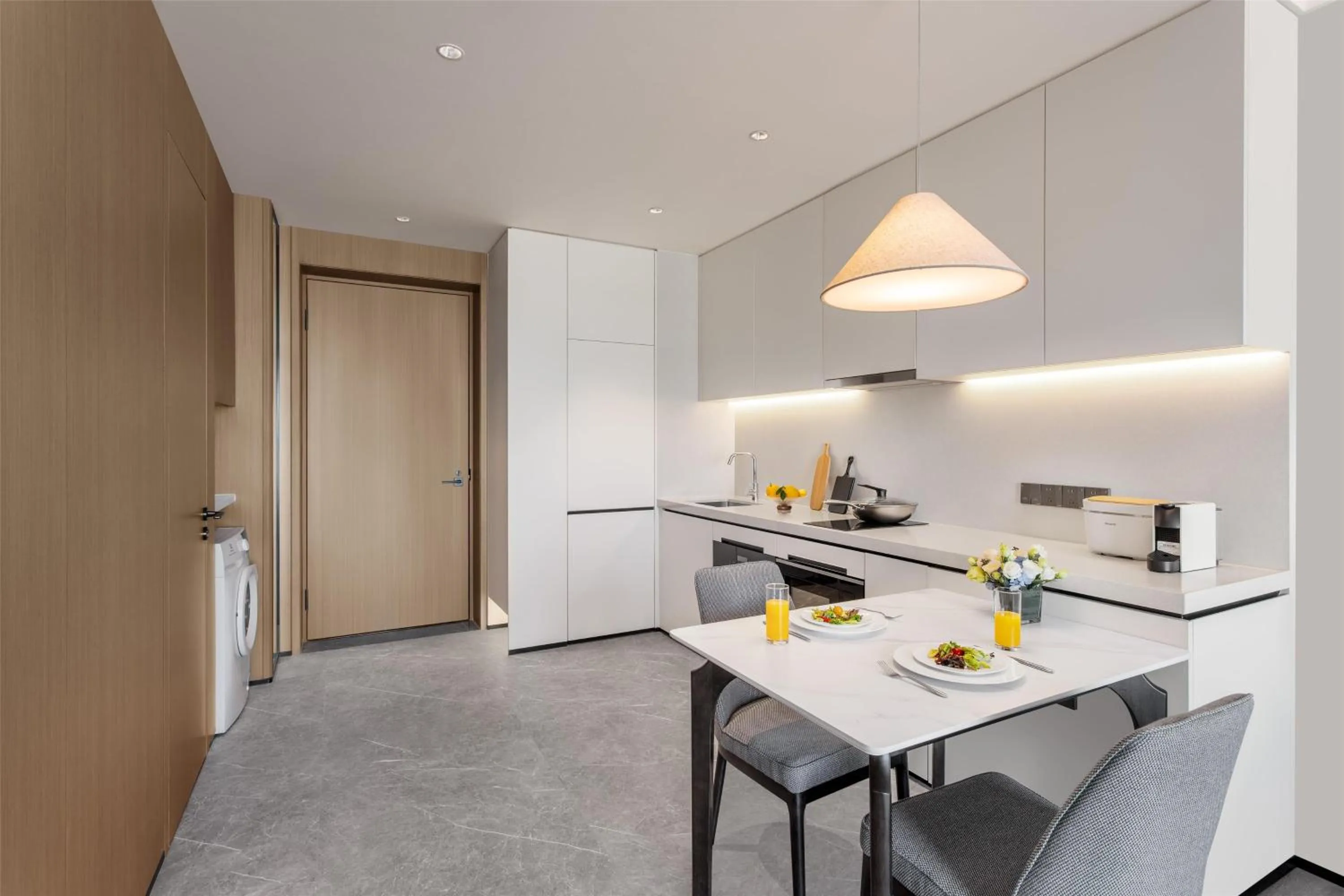 Kitchen or kitchenette in Ascott Fengyishan Shenzhen