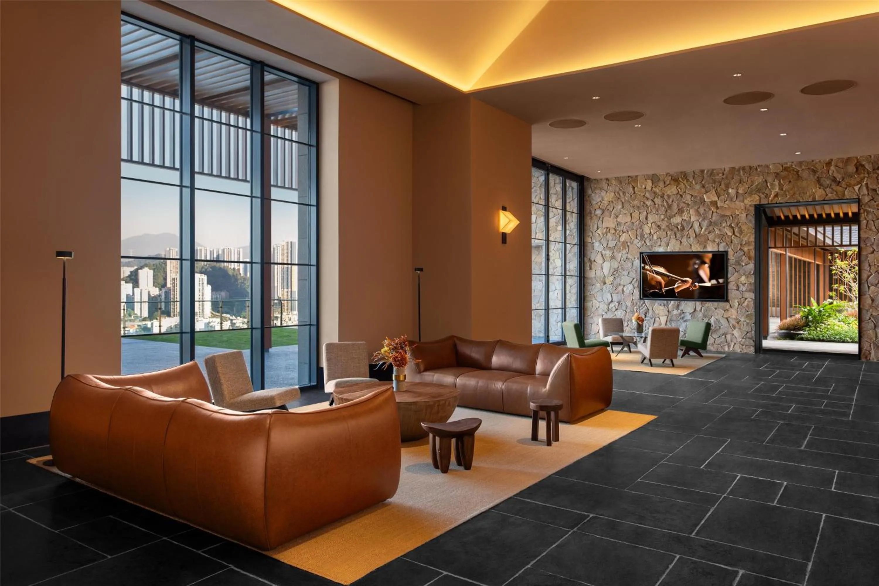 Lobby or reception in Ascott Fengyishan Shenzhen