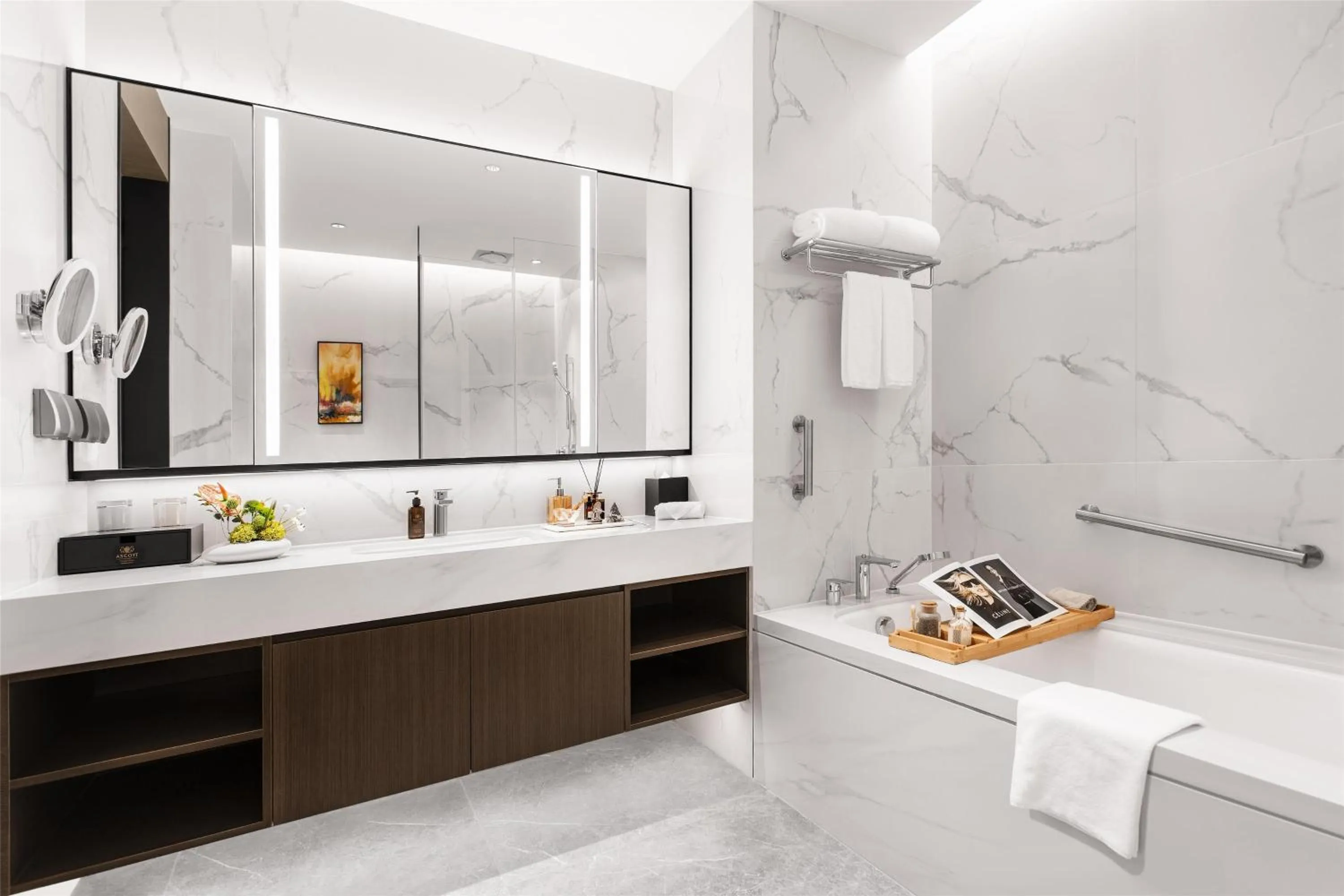 Bathroom in Ascott Fengyishan Shenzhen