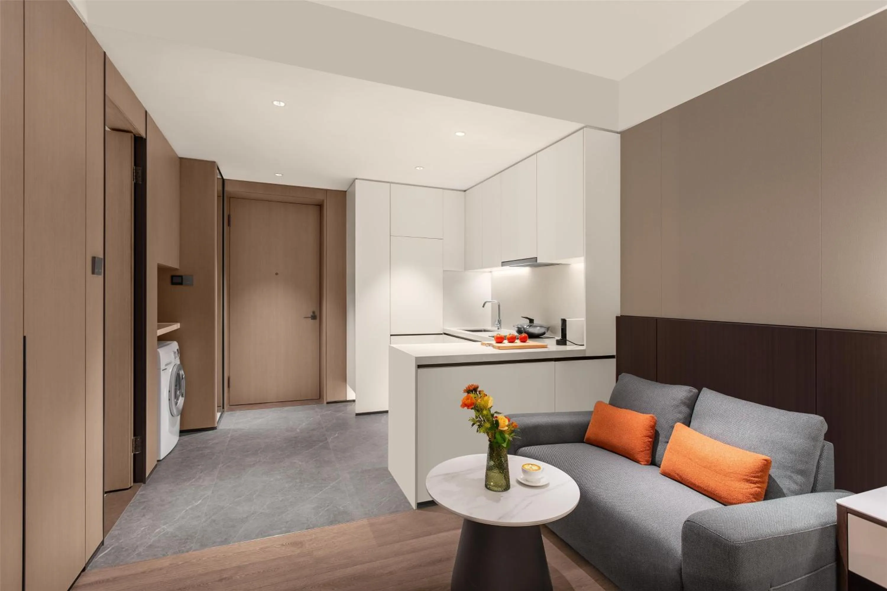 Bedroom, Bed in Ascott Fengyishan Shenzhen