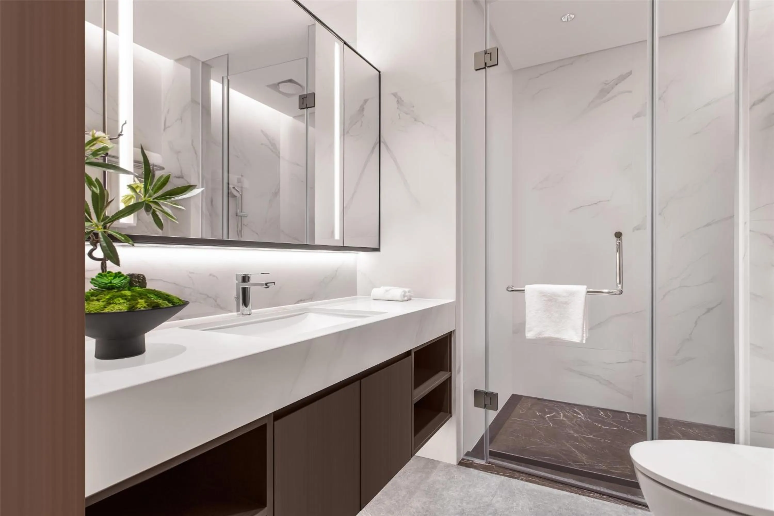 Bathroom in Ascott Fengyishan Shenzhen