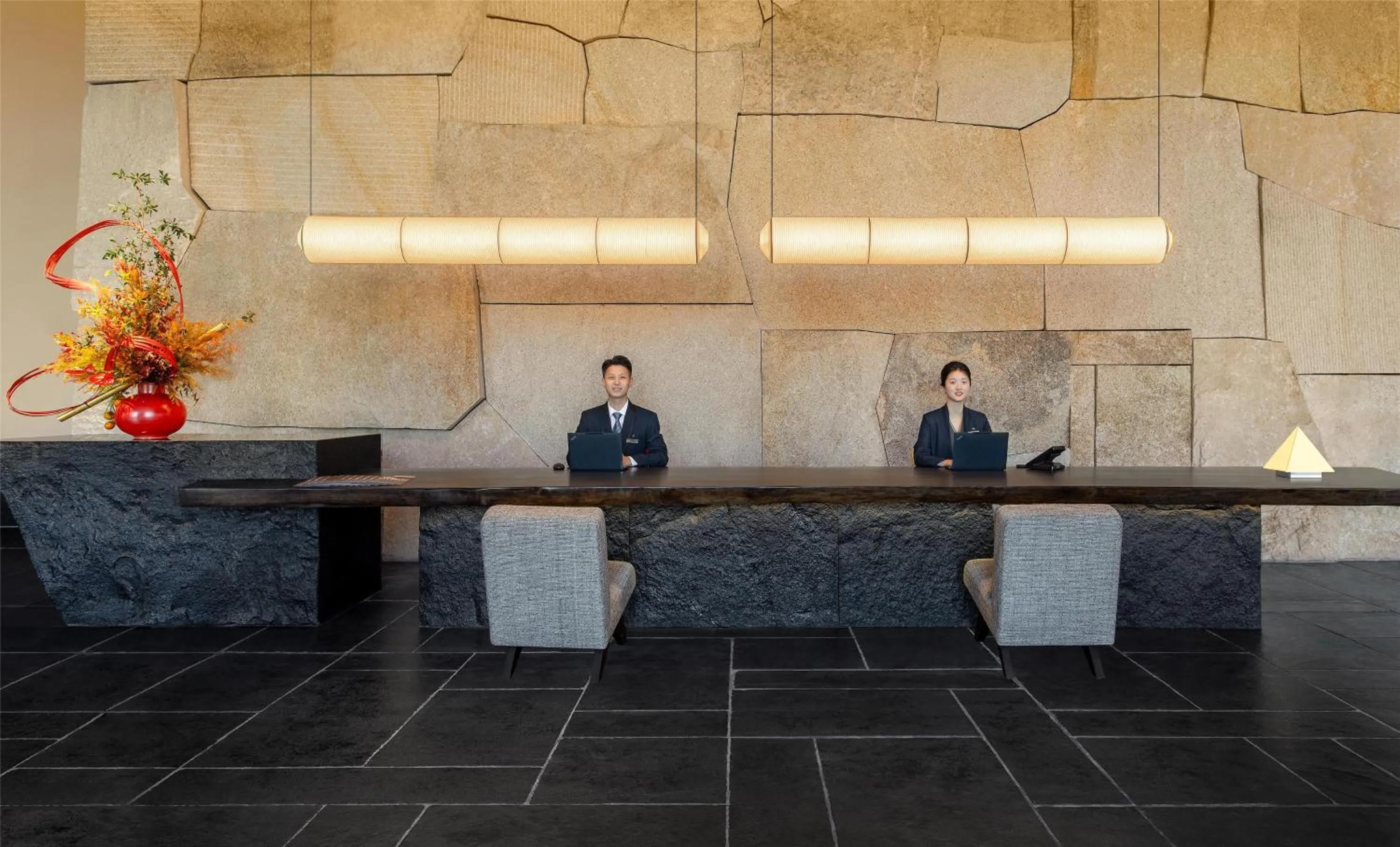 Lobby or reception in Ascott Fengyishan Shenzhen