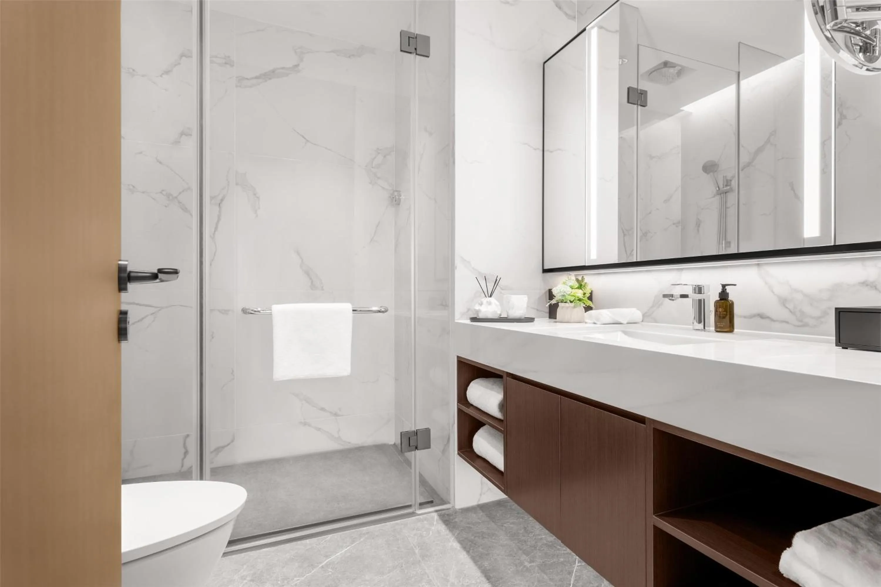 Bathroom in Ascott Fengyishan Shenzhen