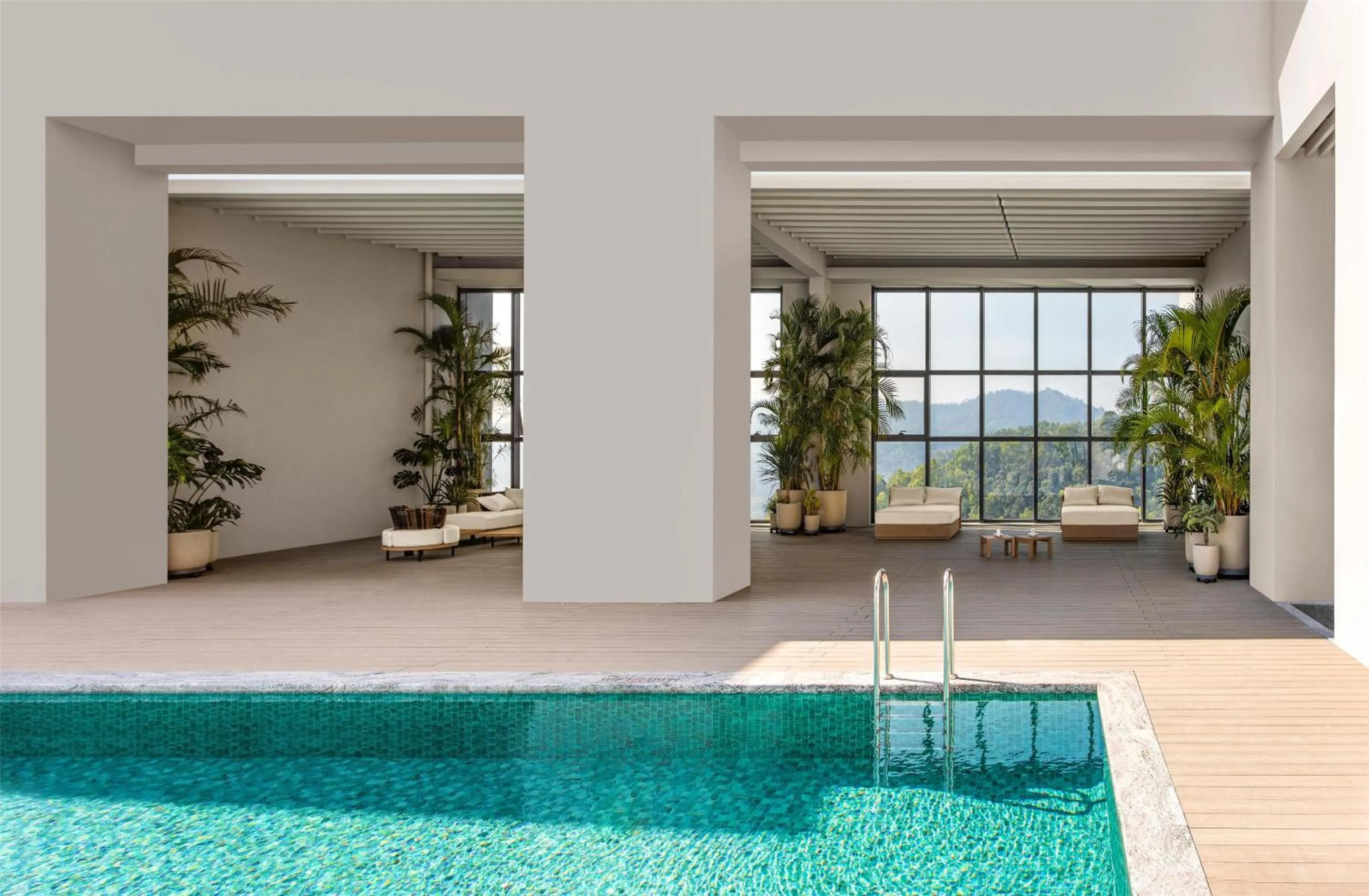 Pool view in Ascott Fengyishan Shenzhen