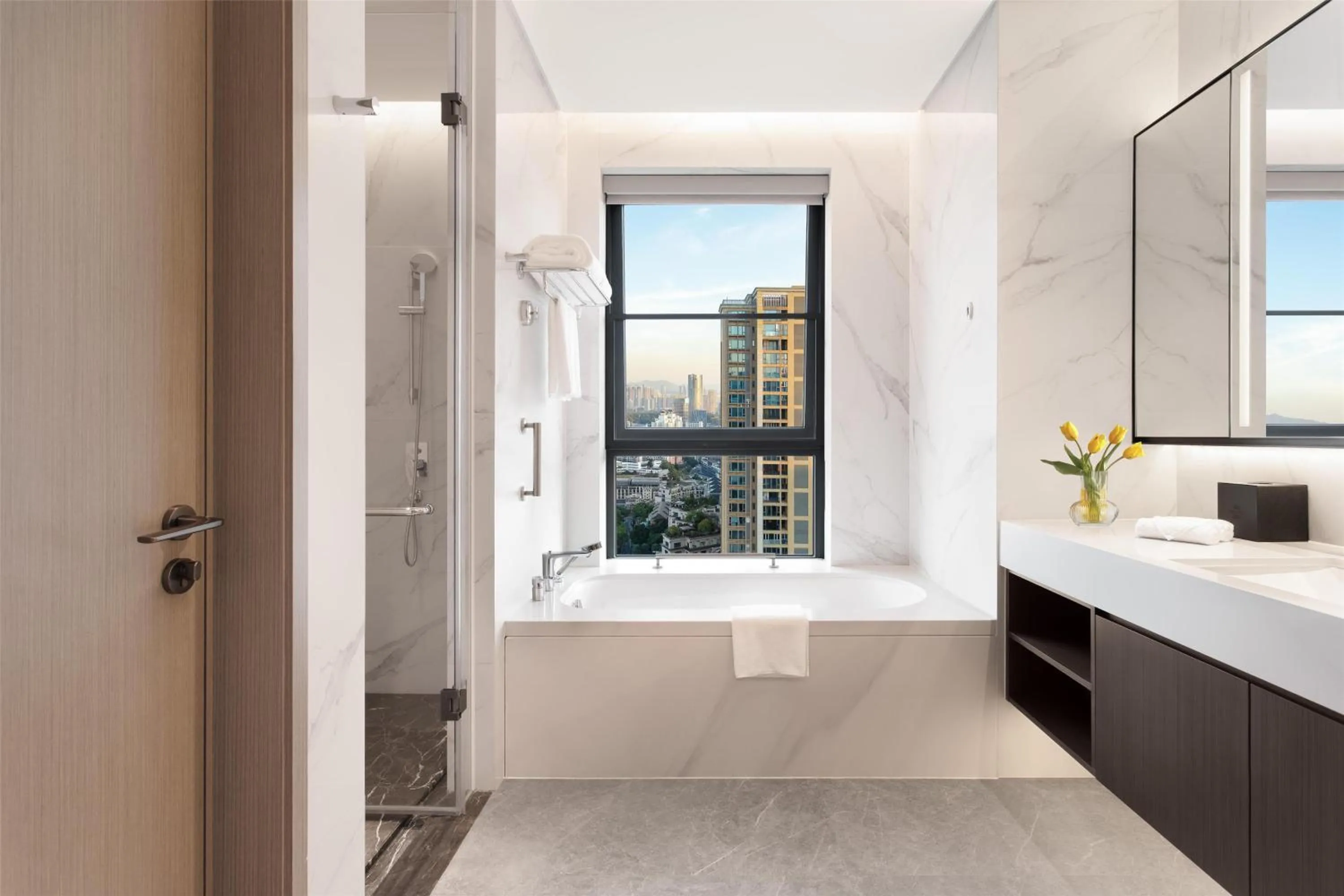 Bathroom in Ascott Fengyishan Shenzhen