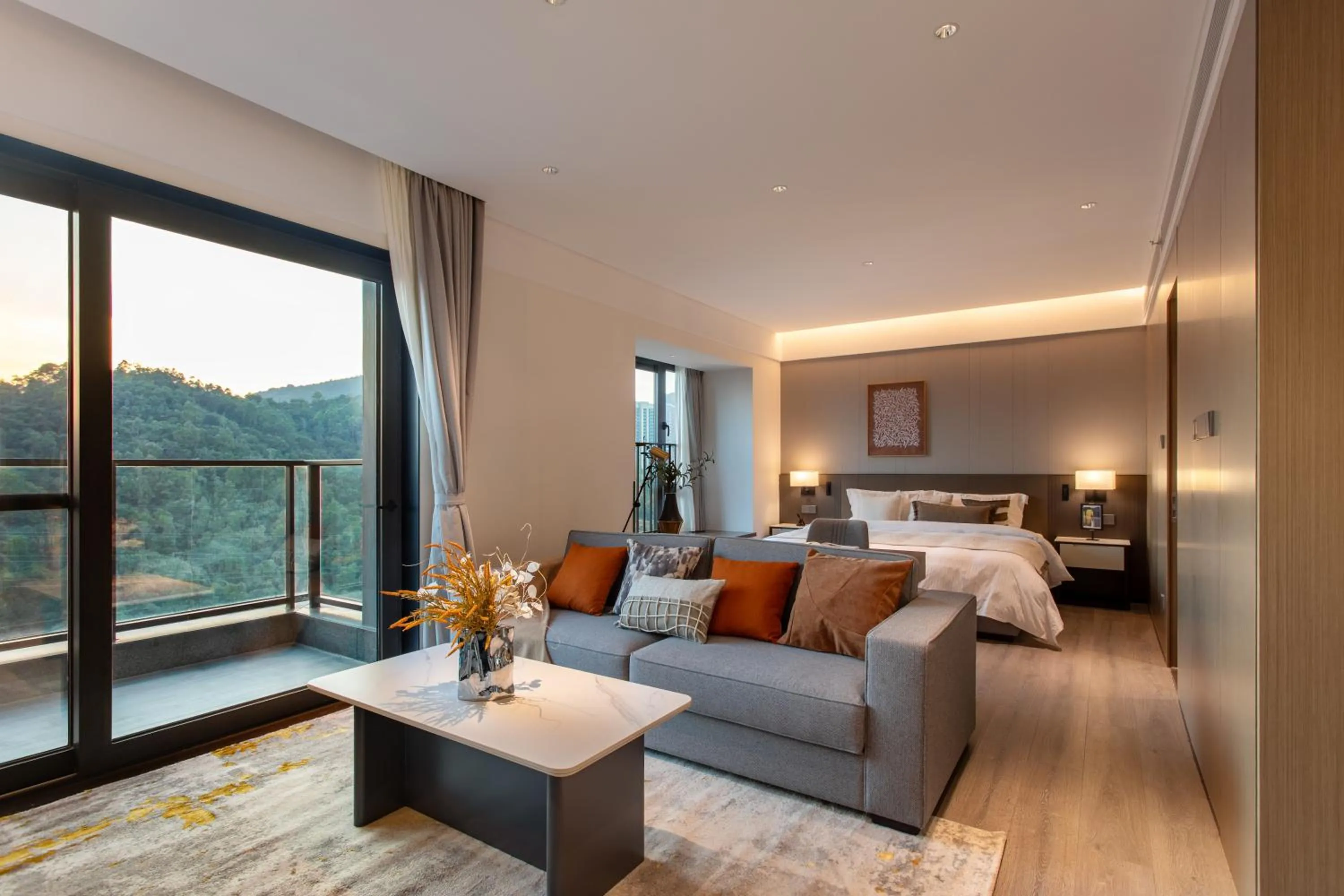 Bed in Ascott Fengyishan Shenzhen