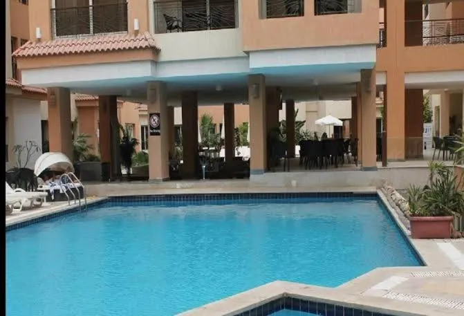 Swimming pool in La Rosa Boho Aqua park Hotel