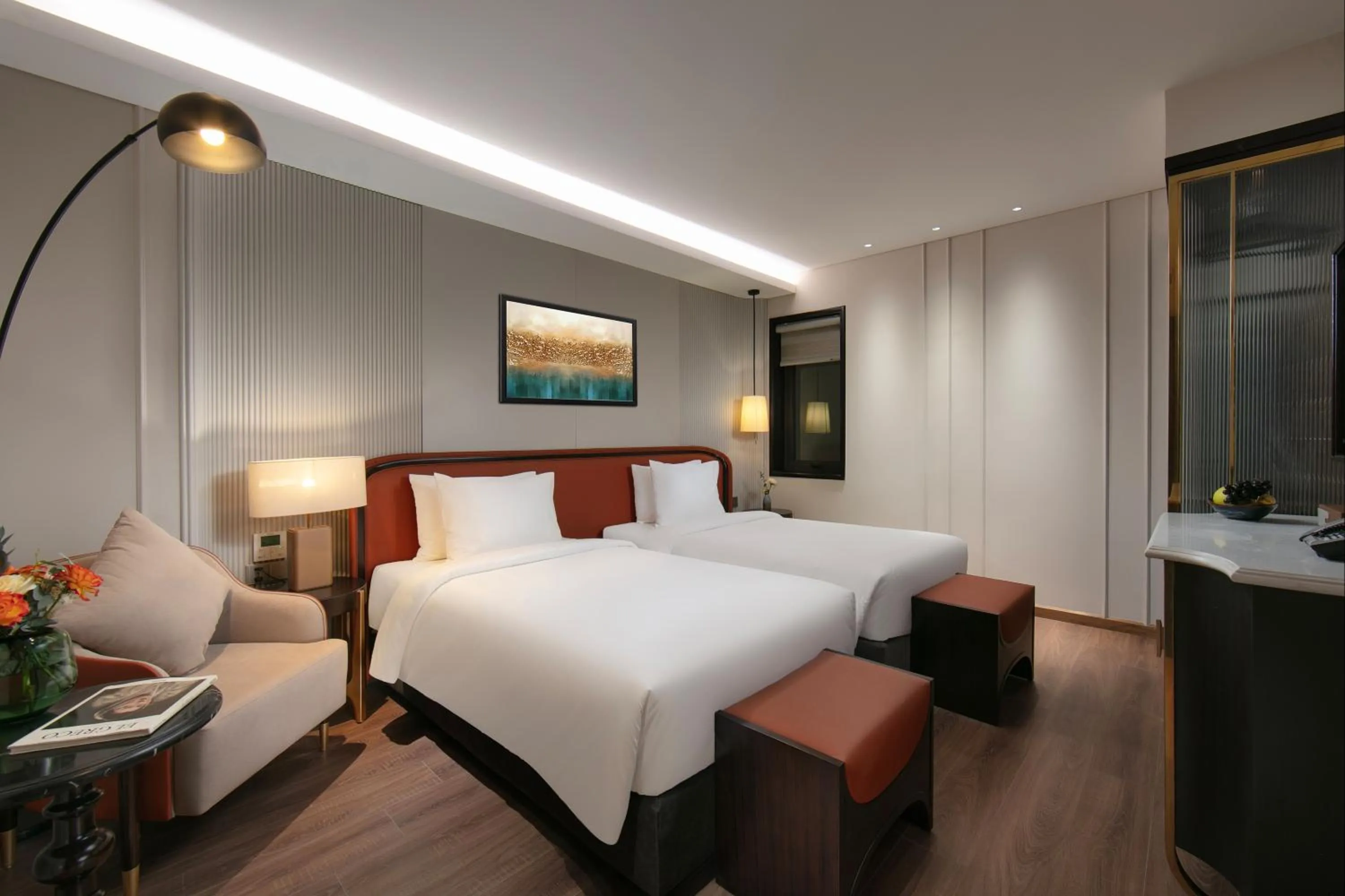 Photo of the whole room, Bed in Le Premier Hotel & Rooftop Bar