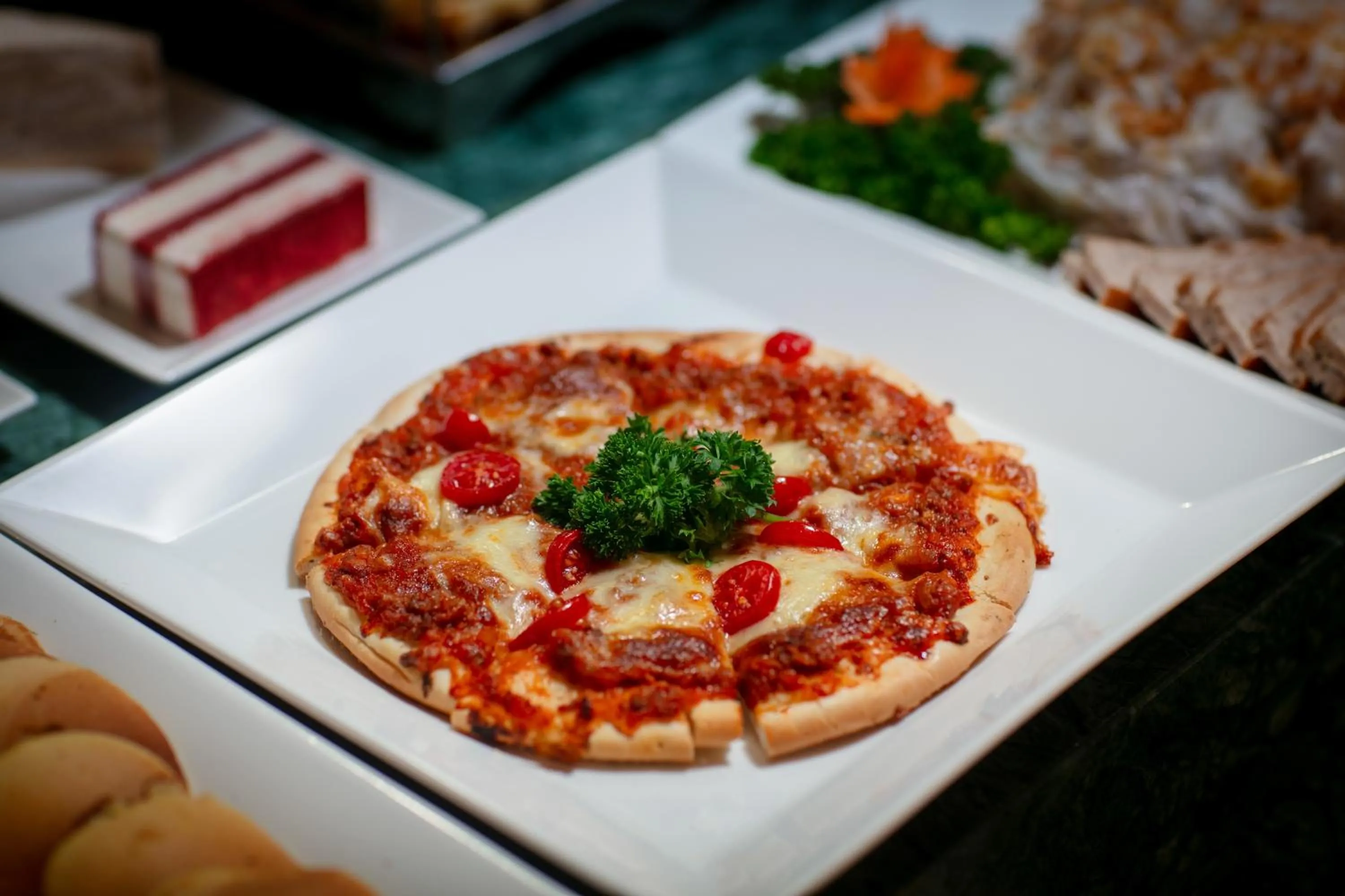 Food in Le Premier Hotel & Rooftop Bar