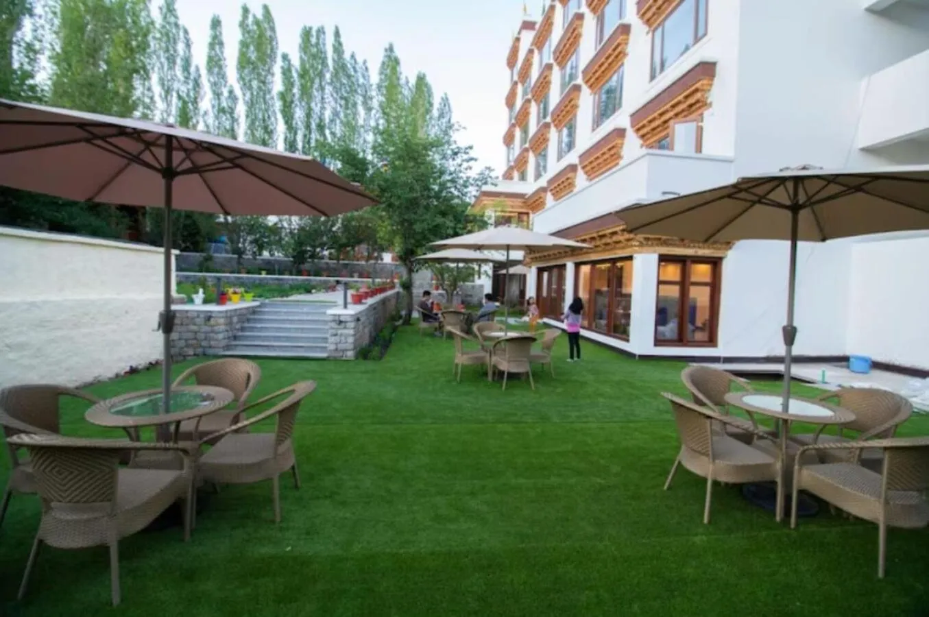 Garden in Tsokar Retreat