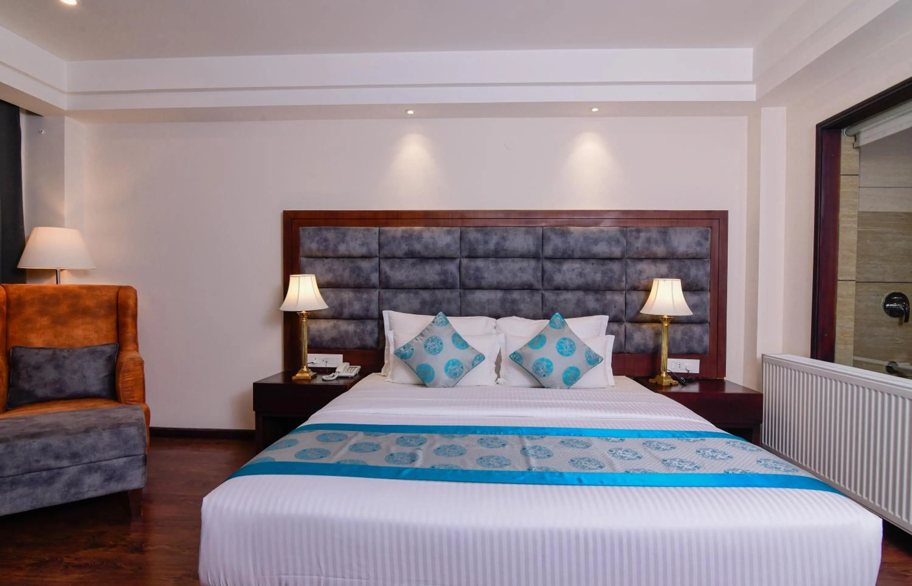 Bed in Tsokar Retreat