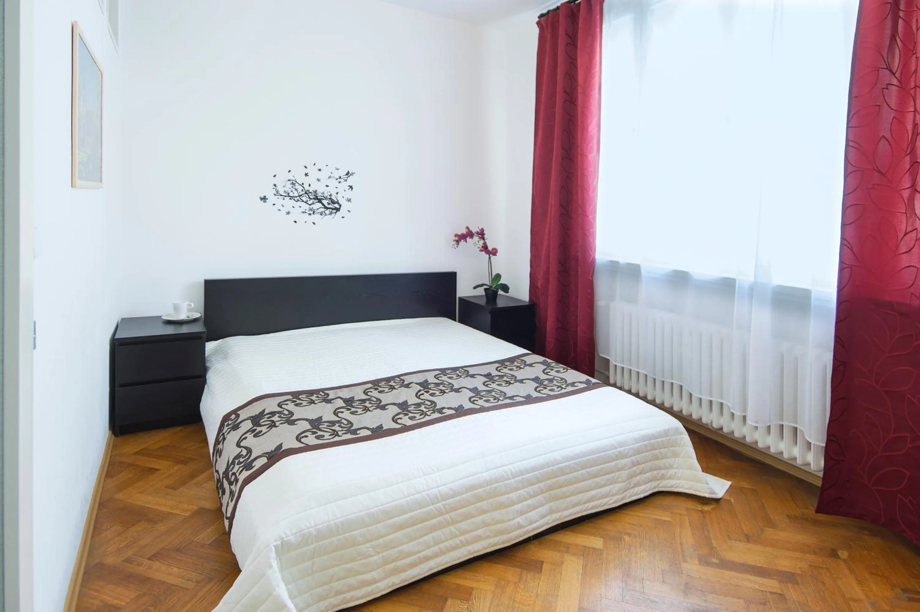 Bed in Modern Apartment Navrátilova II