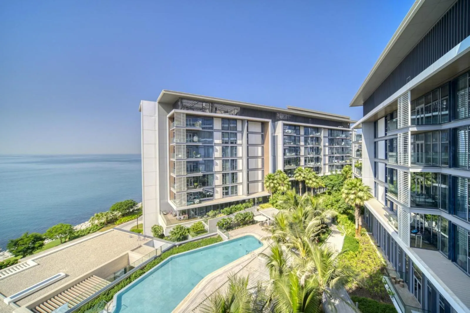 Pool view in Shadow Of The Sun by Lagom