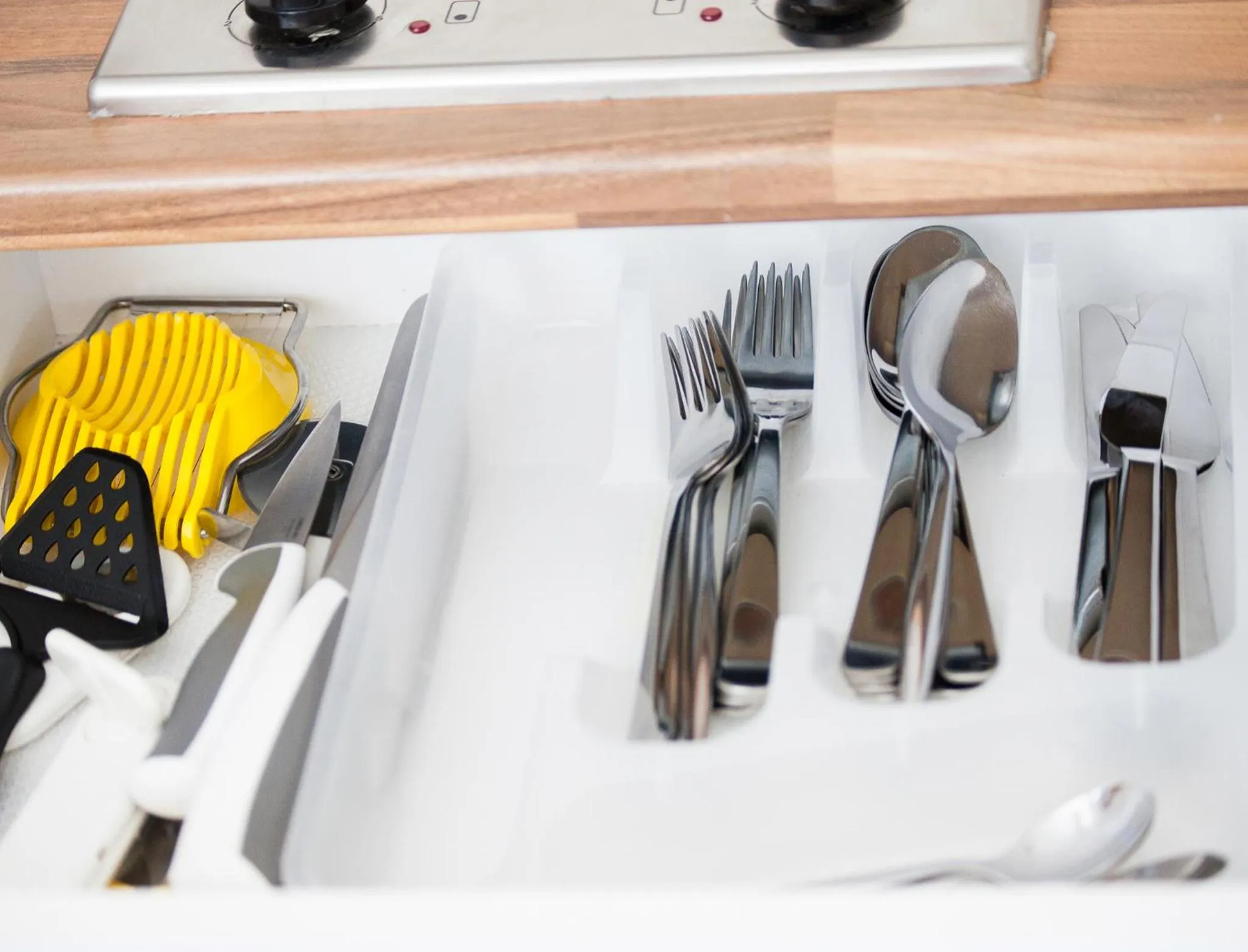 Kitchen or kitchenette in South Central Apartments