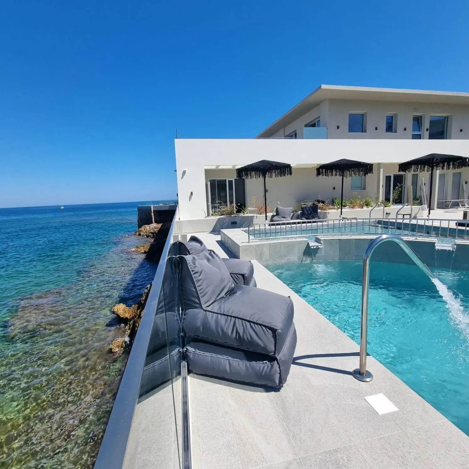 Property building in Elia Sea Suites Property building in Elia Sea Suites