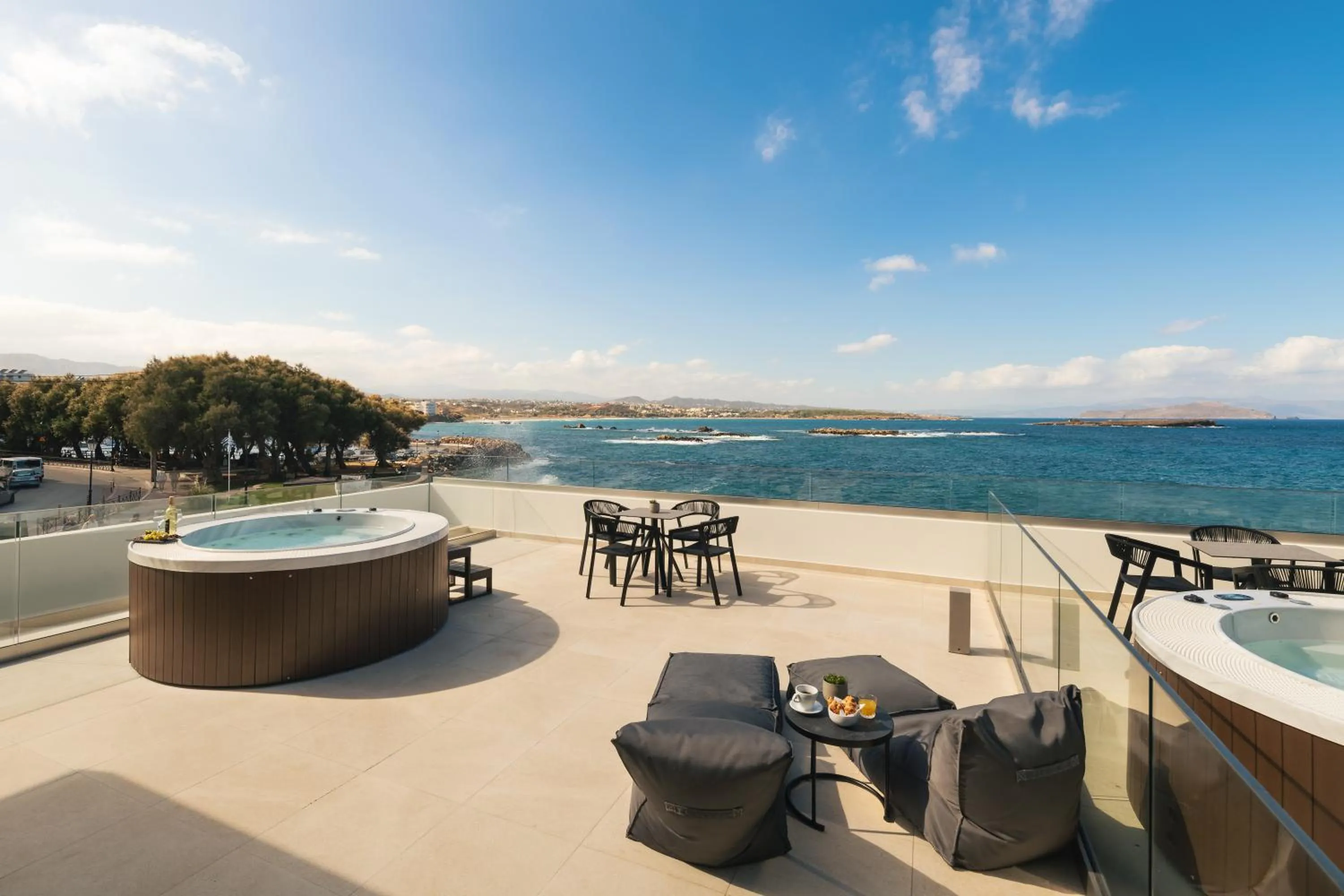 Patio in Elia Sea Suites