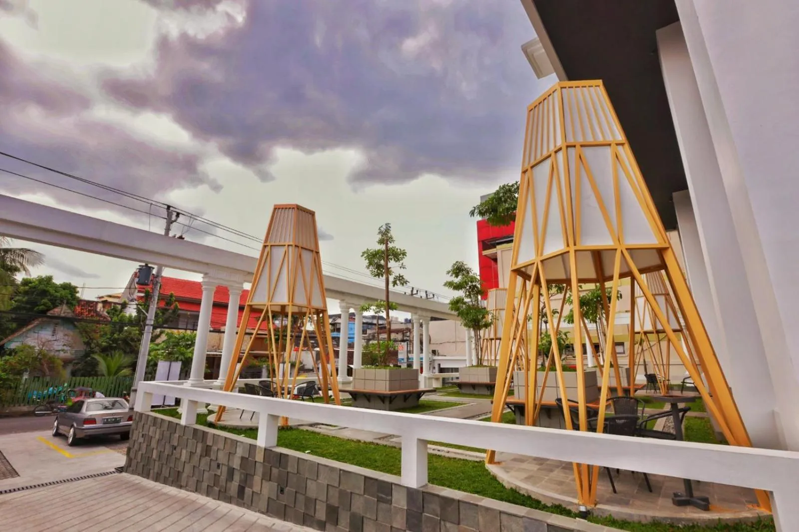 Balcony/Terrace in Patra Malioboro Hotel