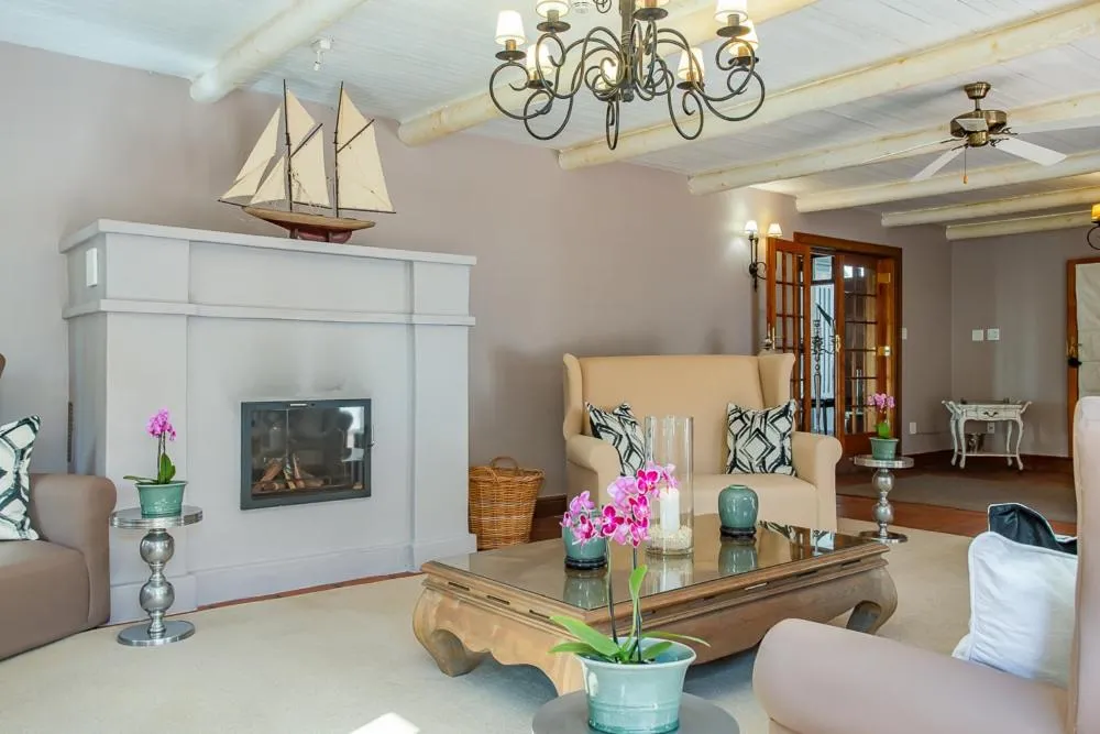 Communal lounge/ TV room in Franschhoek Manor