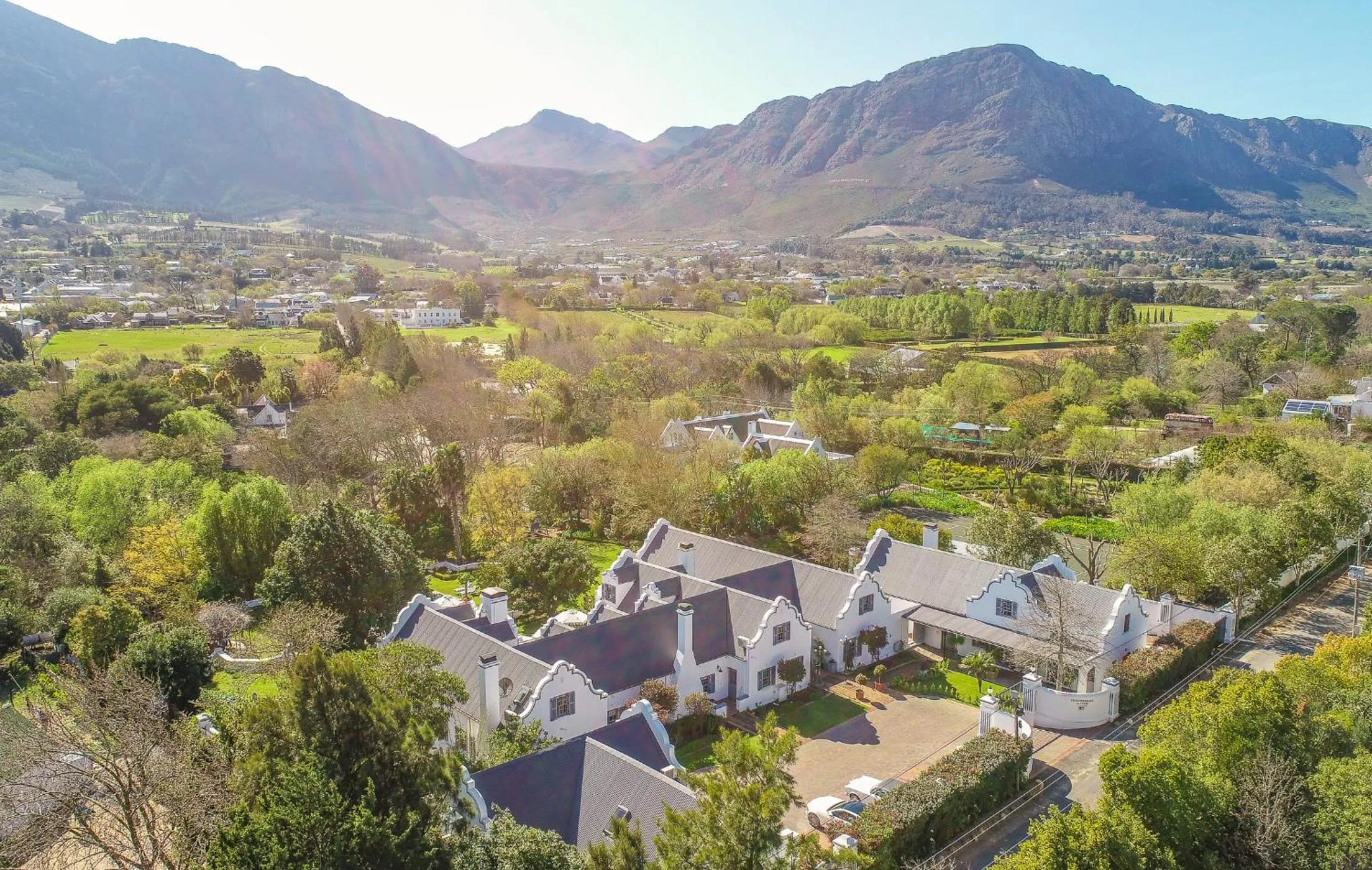 Property building in Franschhoek Manor