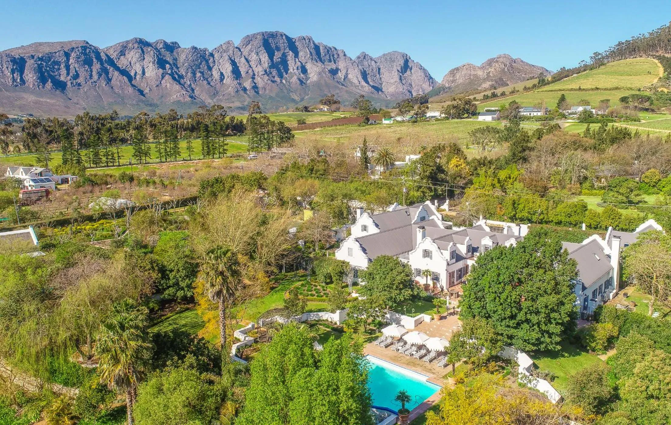 Property building in Franschhoek Manor
