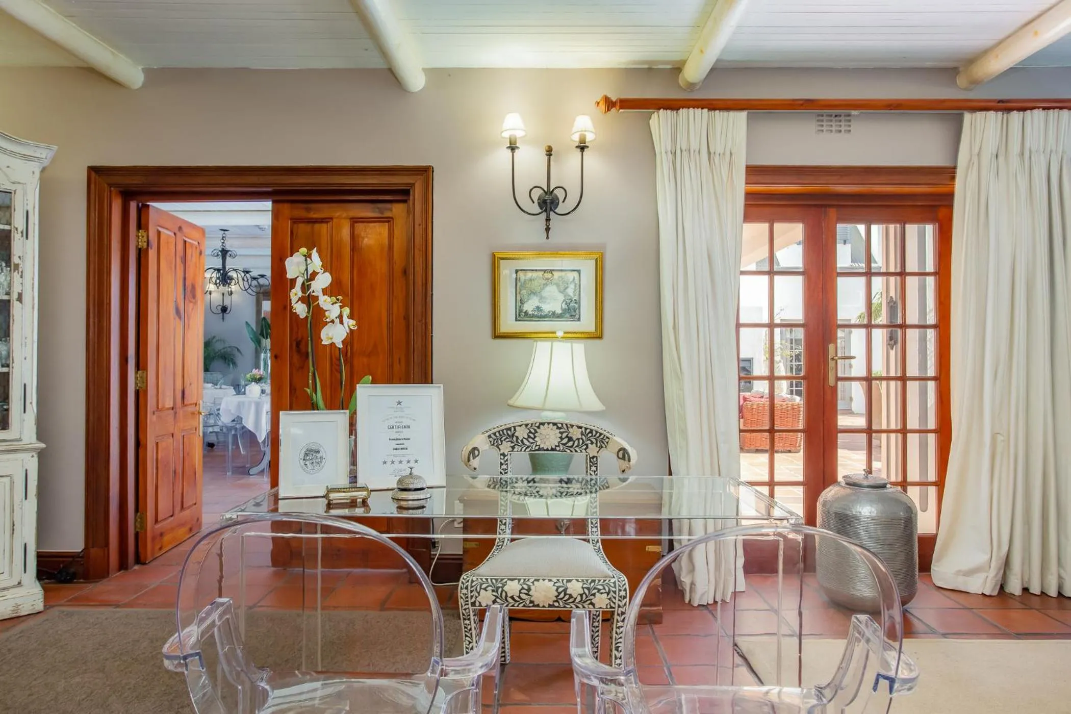 Lobby or reception in Franschhoek Manor