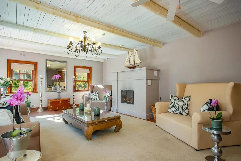 Living room in Franschhoek Manor