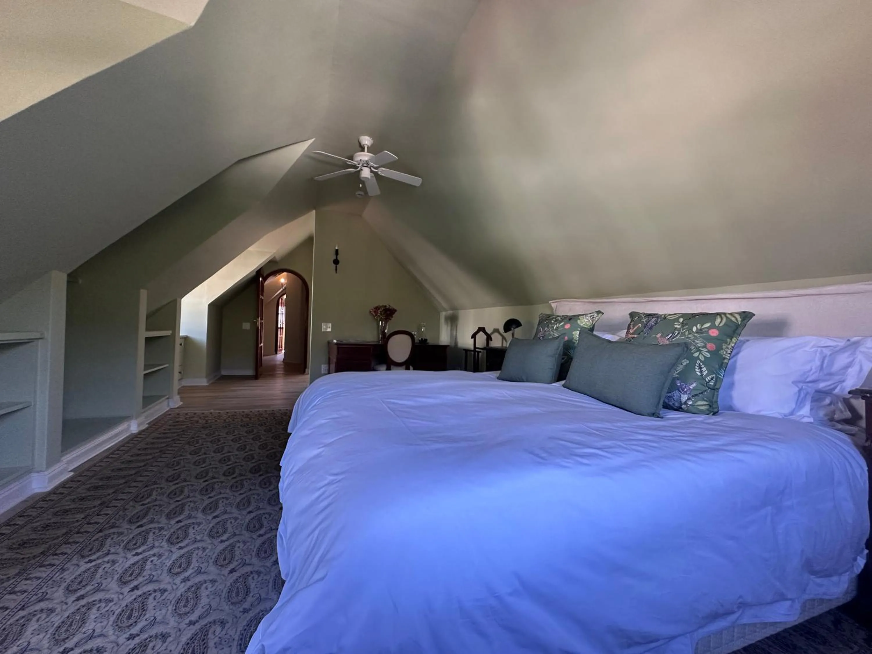 Bedroom, Bed in Franschhoek Manor