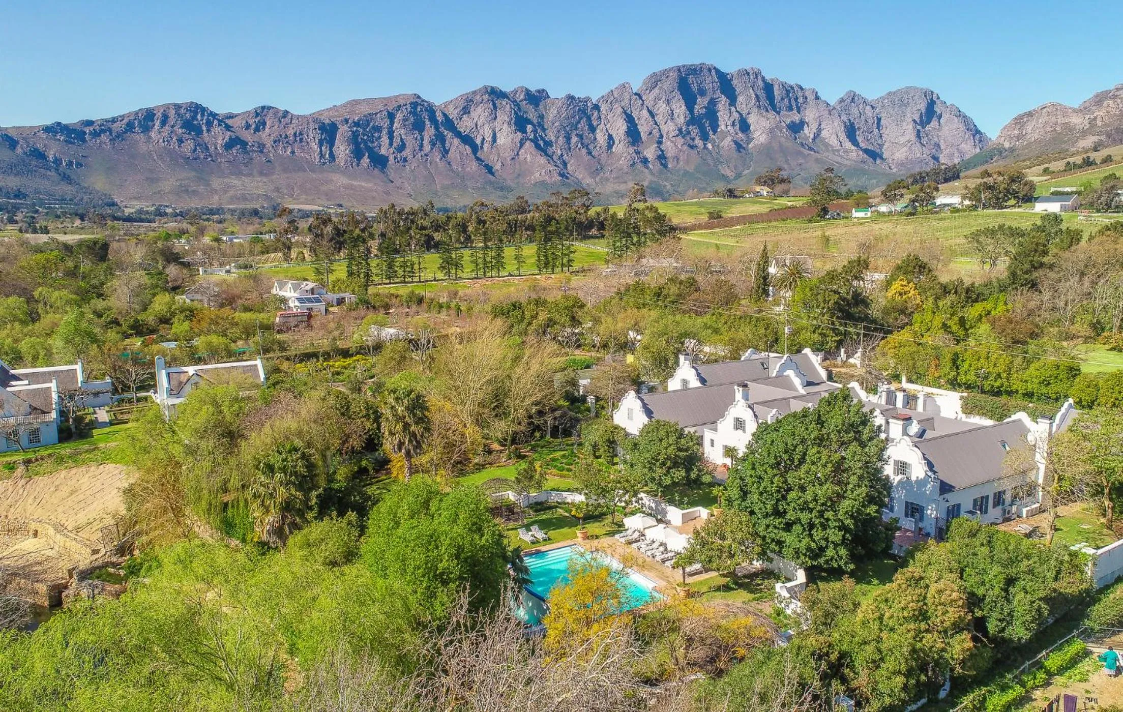 Property building in Franschhoek Manor