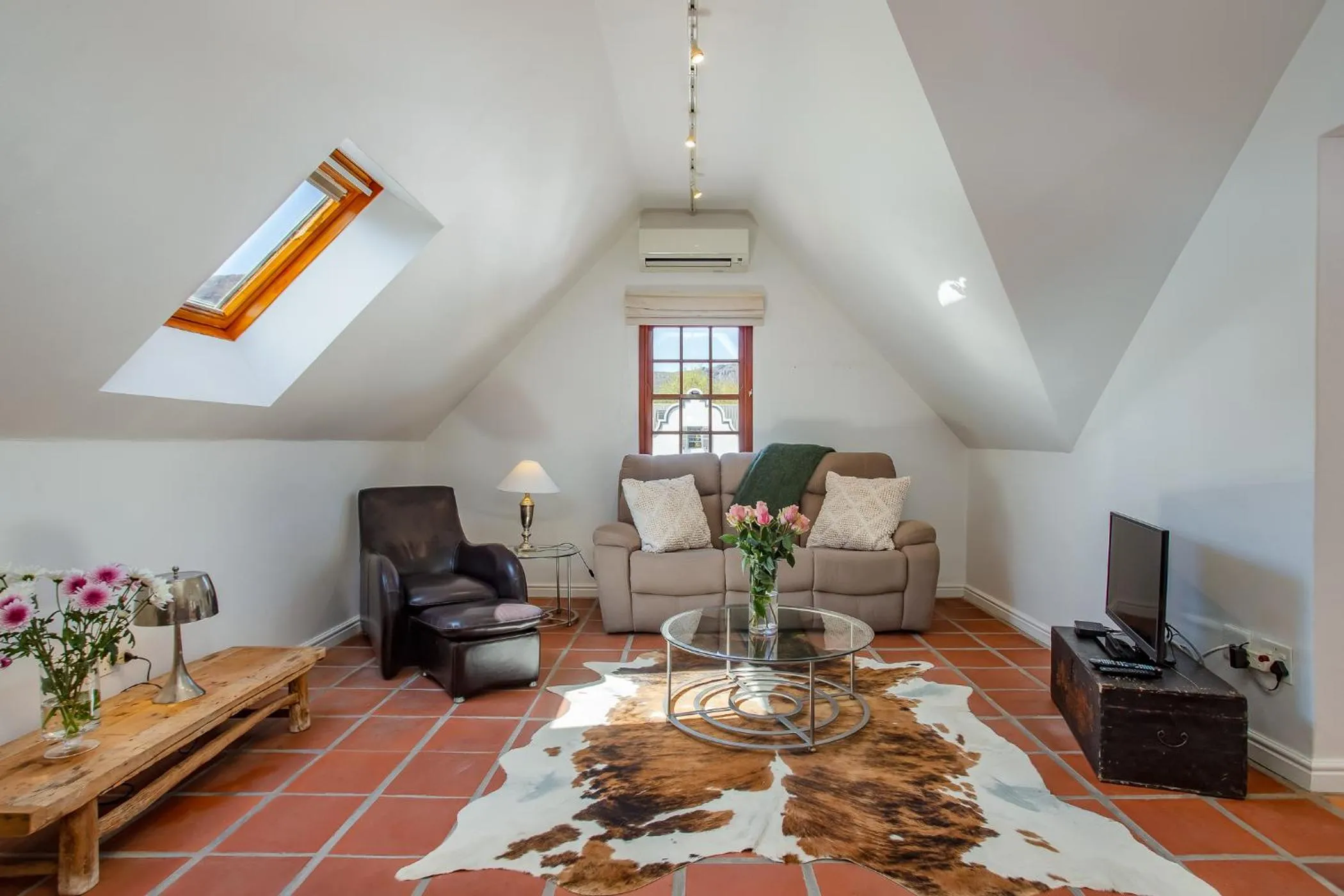 Living room in Franschhoek Manor